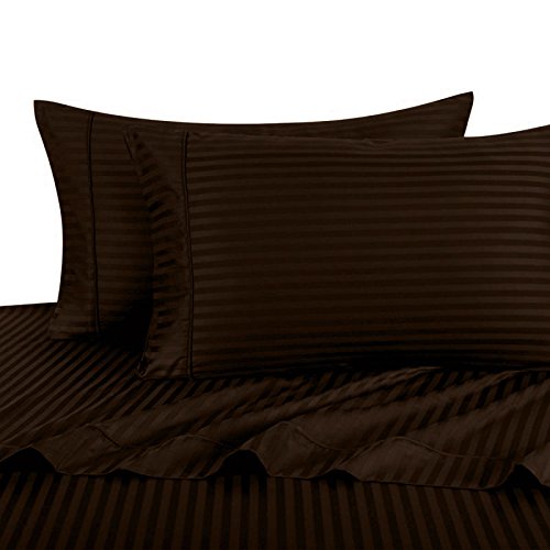 Ultra Soft 100% Plush Cotton 600 Thread Count Sheet Set - Queen Size 4-Piece with Deep 18