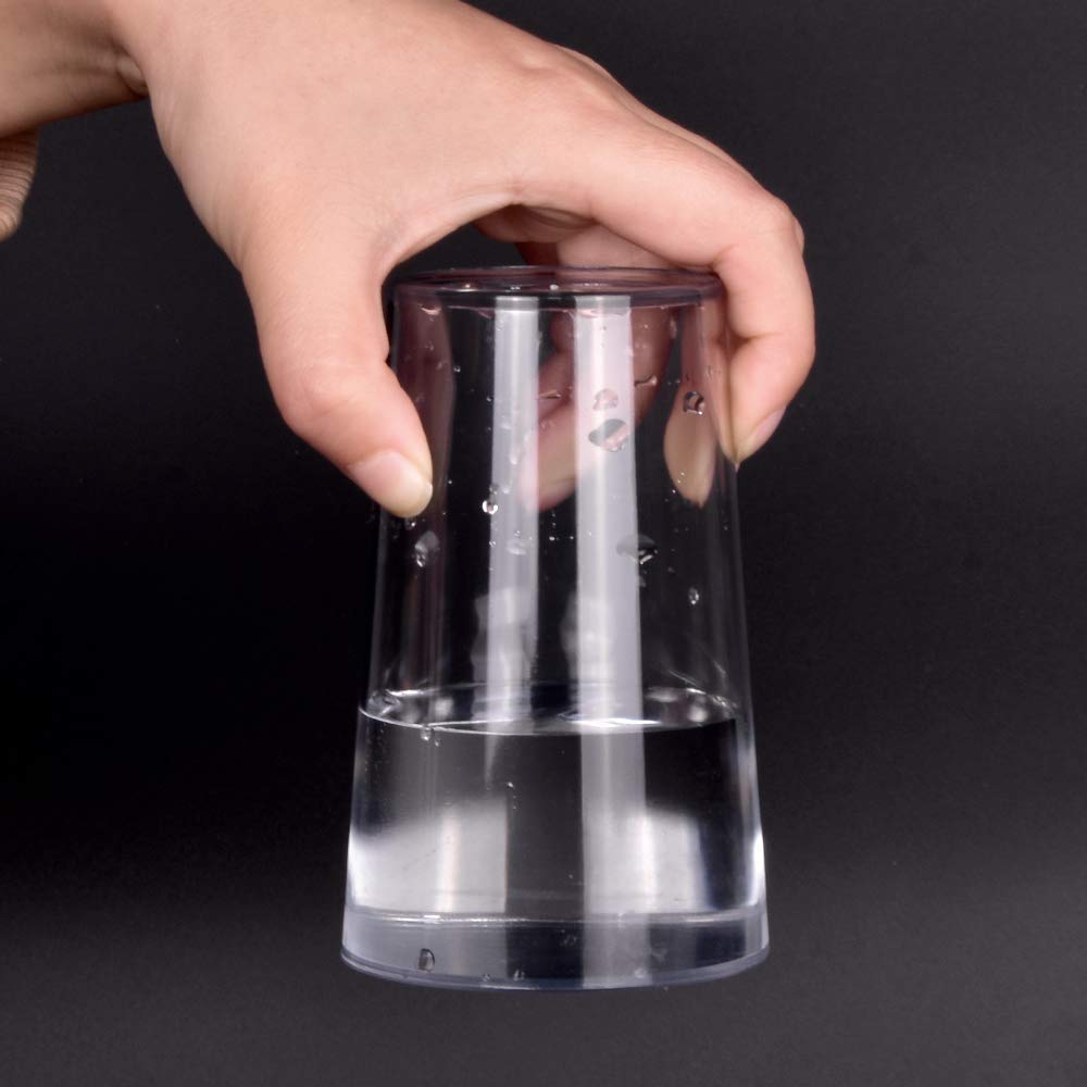 Blue-Ther Hydrostatic Magic Glass - Water Stays in Cup Illusion Trick with Instructions | Close-Up Stage Prop for Comedy & Magic Shows | Perfect for Parties, Performances & Street Magic