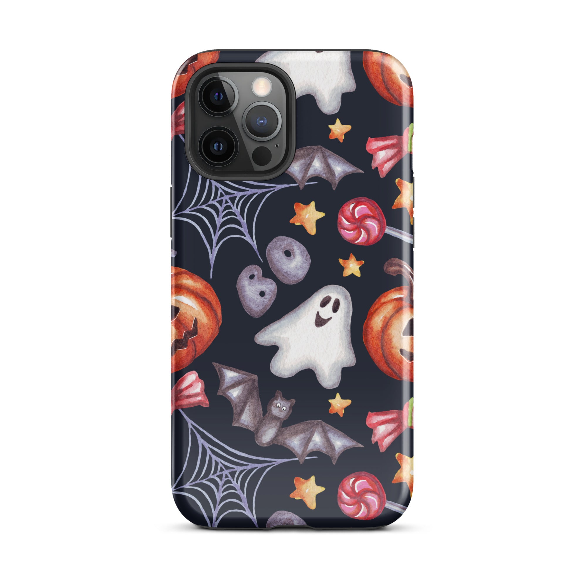 Premium Spooky Charm iPhone Case - Cute & Durable Protective Cover for iPhone 13/14/15, Perfect for Halloween, Parties & Everyday Use