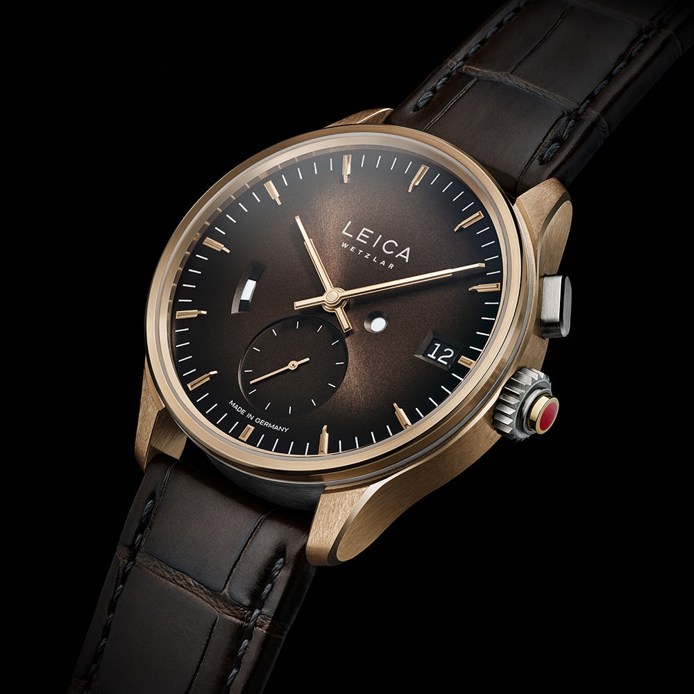 Leica ZM 1 Gold Limited Edition Watch - Luxury Swiss Automatic Movement for Men - Perfect for Business Meetings & Formal Events
