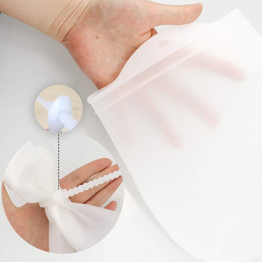 Premium Silicone Kneading Dough Bag - Food Grade, Non-Stick Bread & Pastry Mixing Bag for Pizza, Tortilla & Baking - Dough Preservation & Cooking Tool for Home Bakers & Professional Chefs (Perfect for Meal Prep, Baking Parties & Restaurant Use)