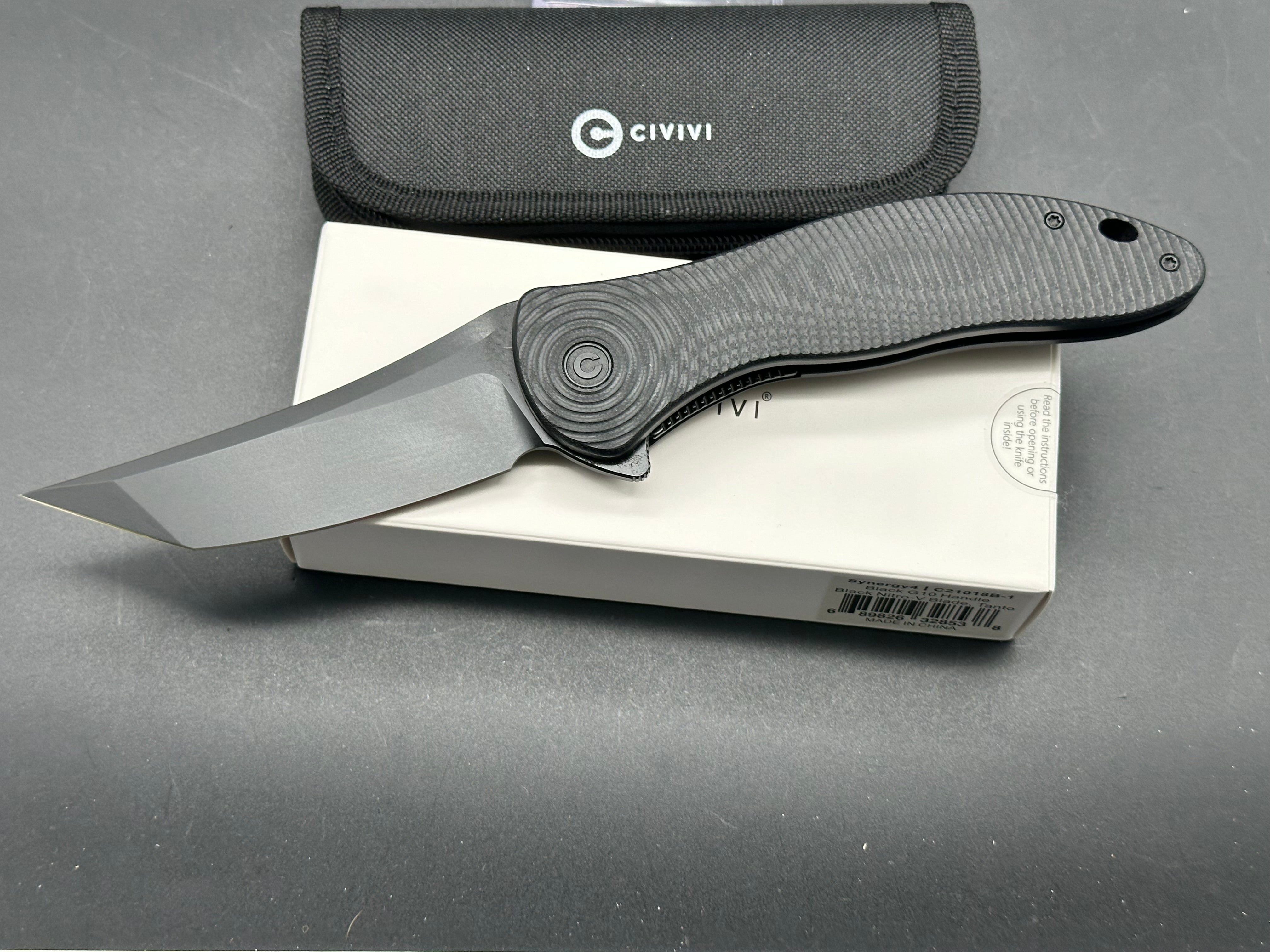 Civivi Synergy4 NitroV Folding Pocket Knife - Premium EDC Knife for Outdoor Camping, Hiking & Survival Gear | Tactical Utility Knife with Smooth Action & Durable Nitro-V Steel Blade