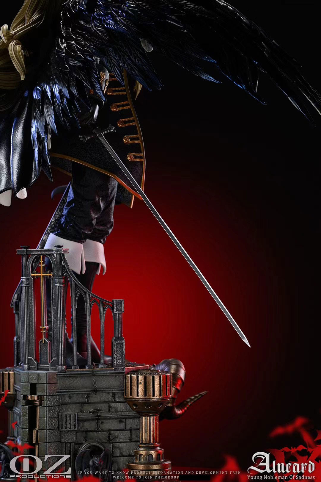 OZ Productions Alucard Cosplay Costume - Vampire Hunter Anime Outfit for Halloween & Comic Con | Perfect for Cosplay, Halloween Parties, and Anime Conventions