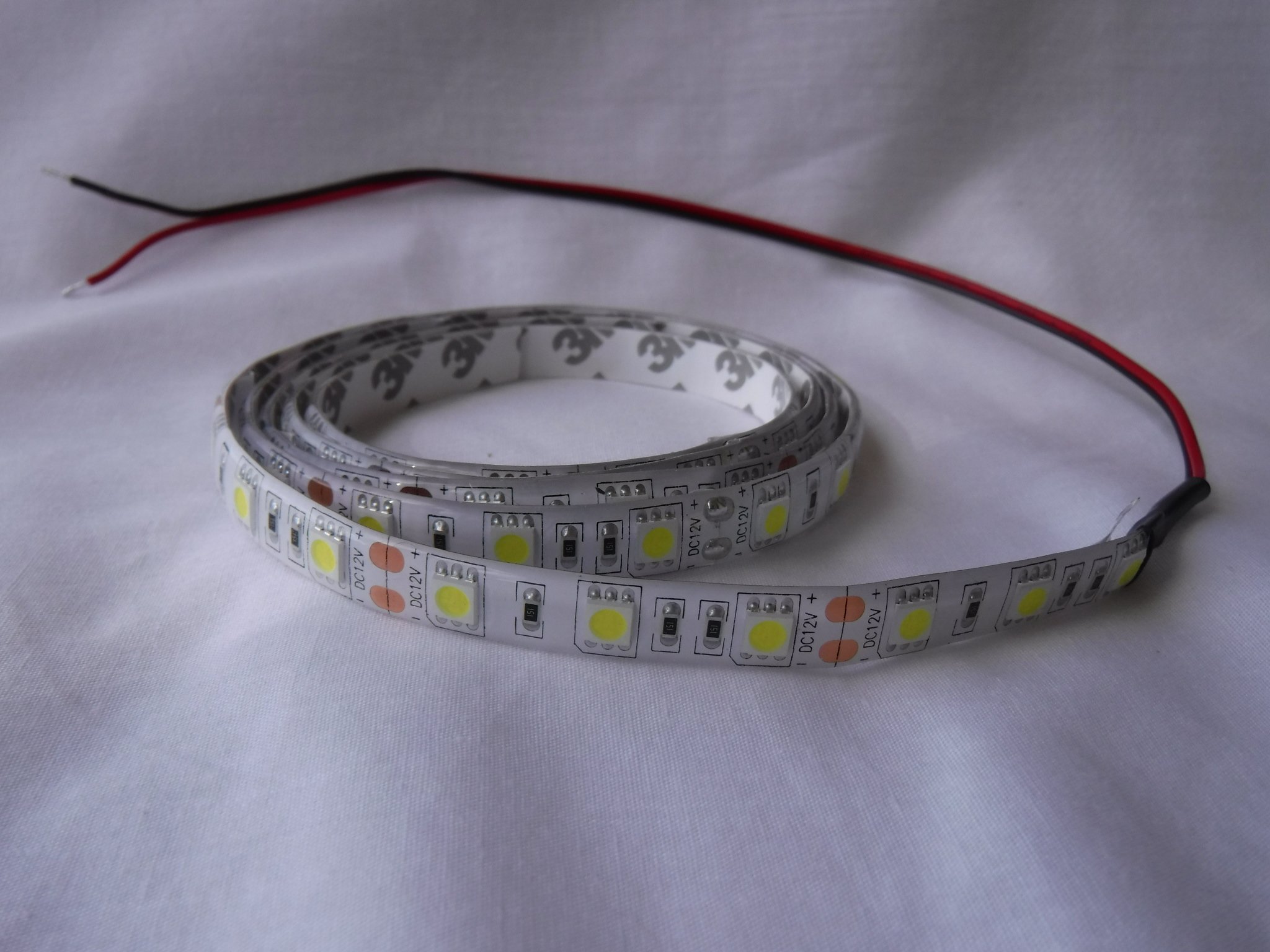 12V Marine Flexible LED Light Strip - 8ft Waterproof White Boat Lighting for Underwater, Deck, and Cabin Use