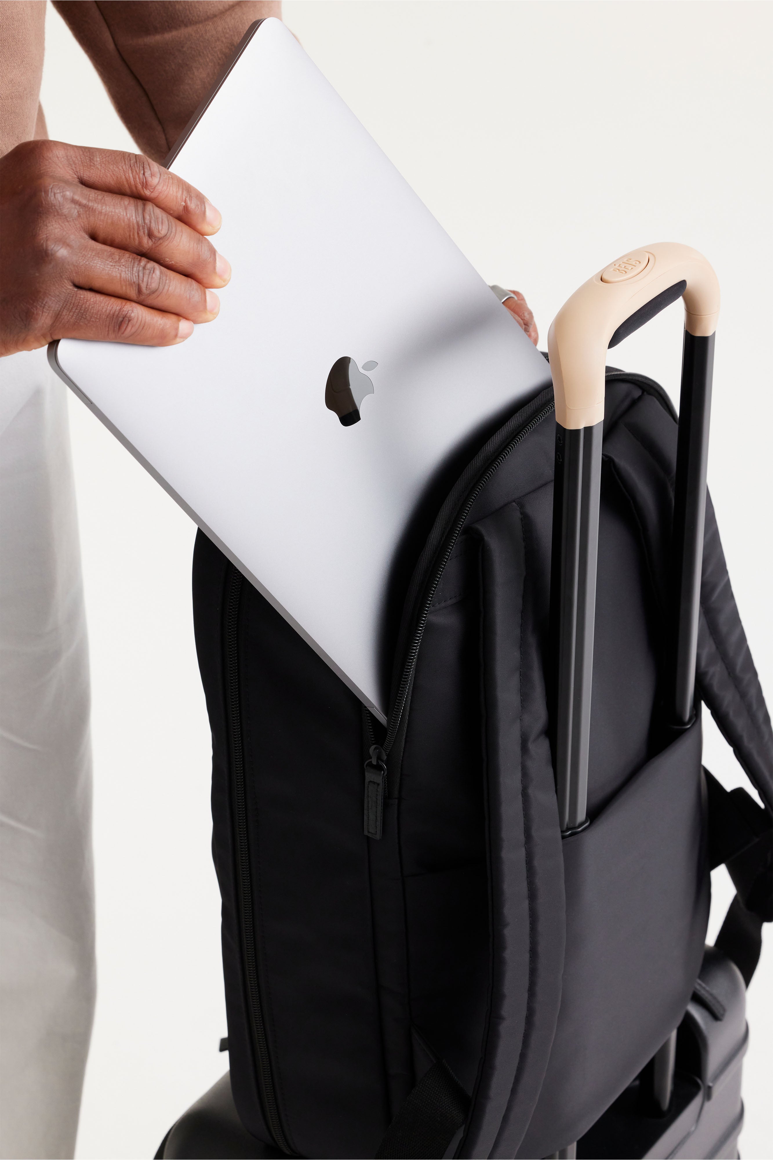 Premium Black Commuter Backpack for Men & Women - Waterproof Laptop Bag with USB Charging Port - Perfect for Work, Travel & Daily Use