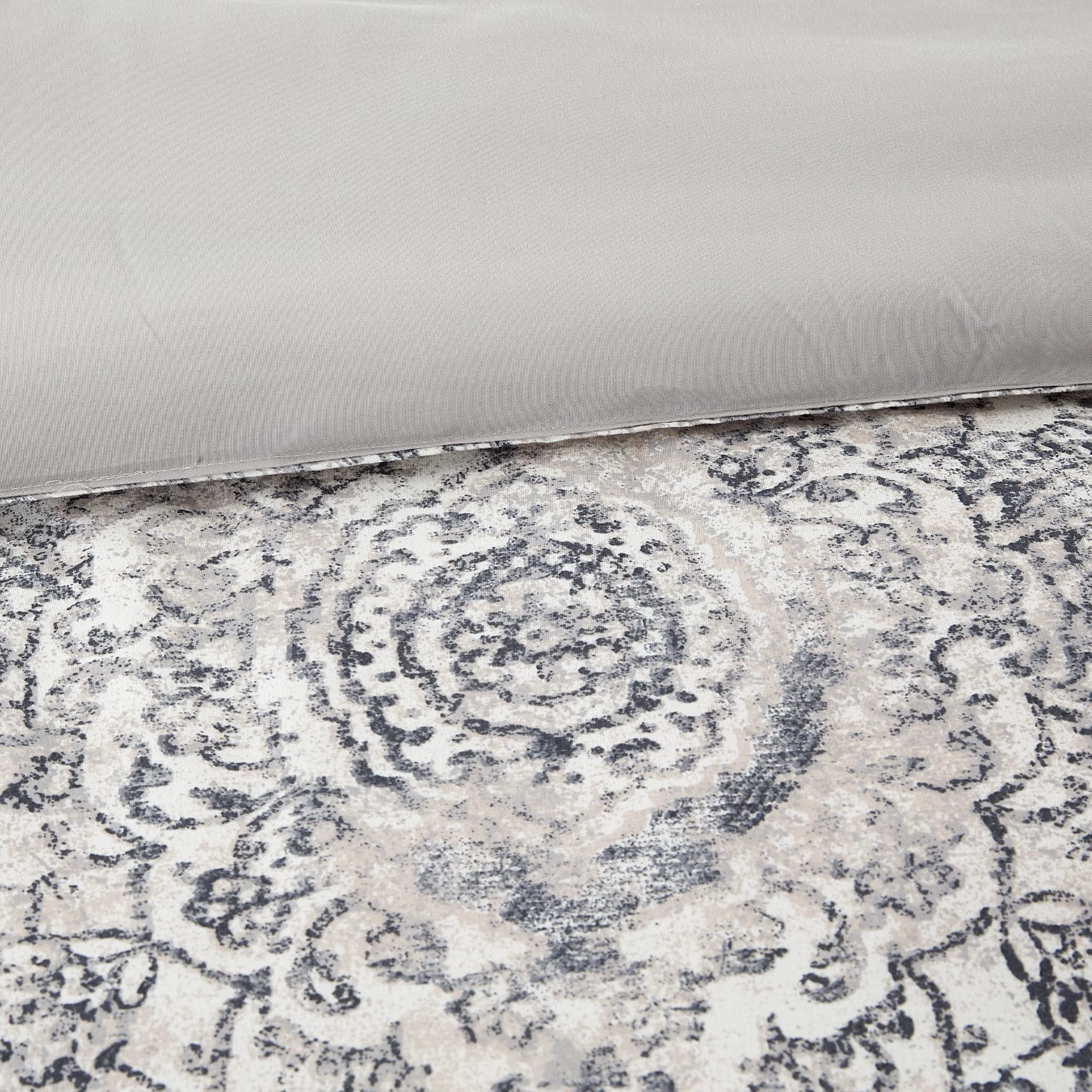 Modern Threads - Marissa Collection Reversible Microfiber Comforter Set | Elegant Printed King Size Bedding with Comforter, Sheets, Shams & Pillow | Perfect for Master Bedroom, Guest Room & Luxury Hotel Decor