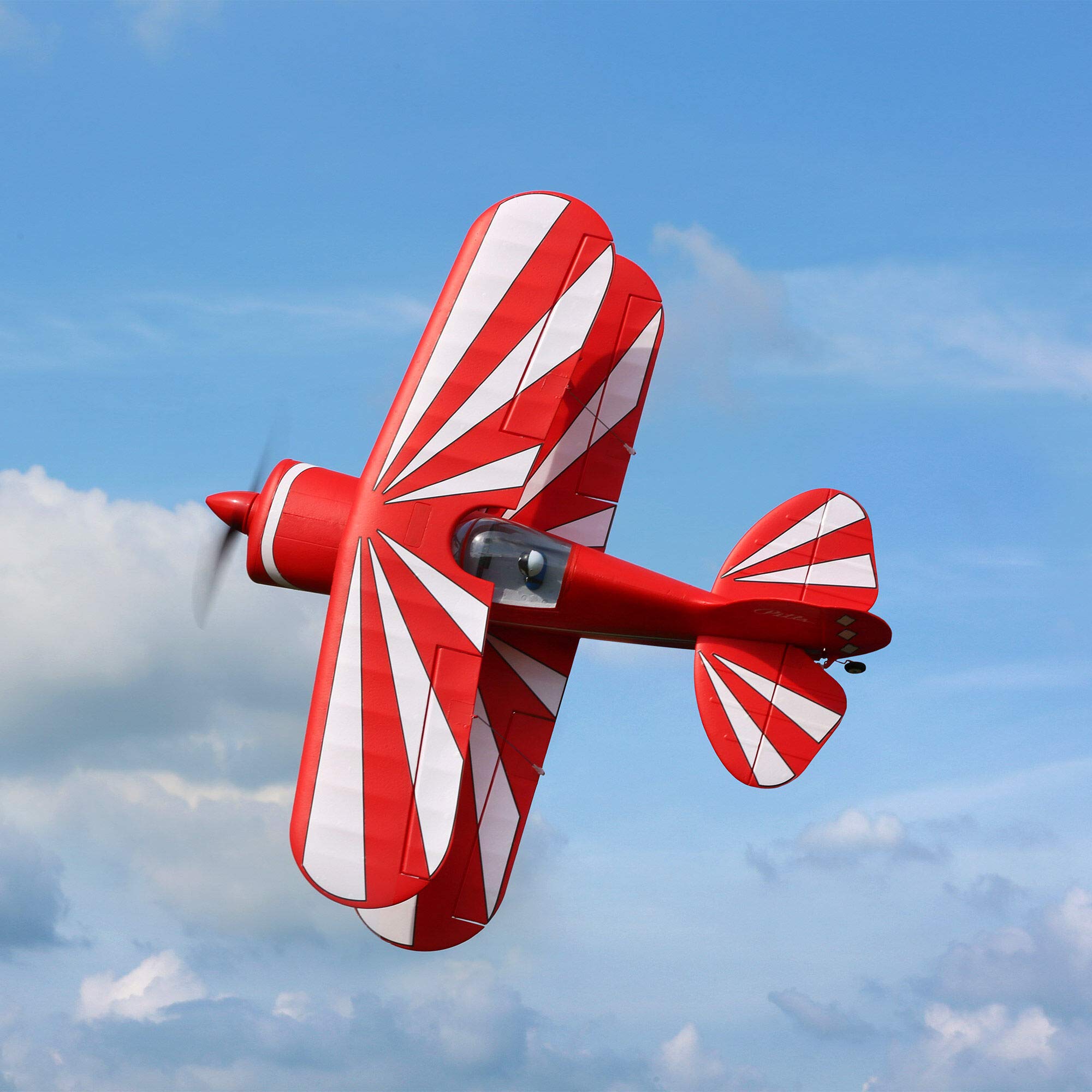 E-flite RC Airplane Pitts S-1S BNF Basic - 850mm Wingspan with AS3X & SAFE Select Technology | No Transmitter, Battery, or Charger Included | Perfect for Intermediate Pilots & Aerobatic Flying