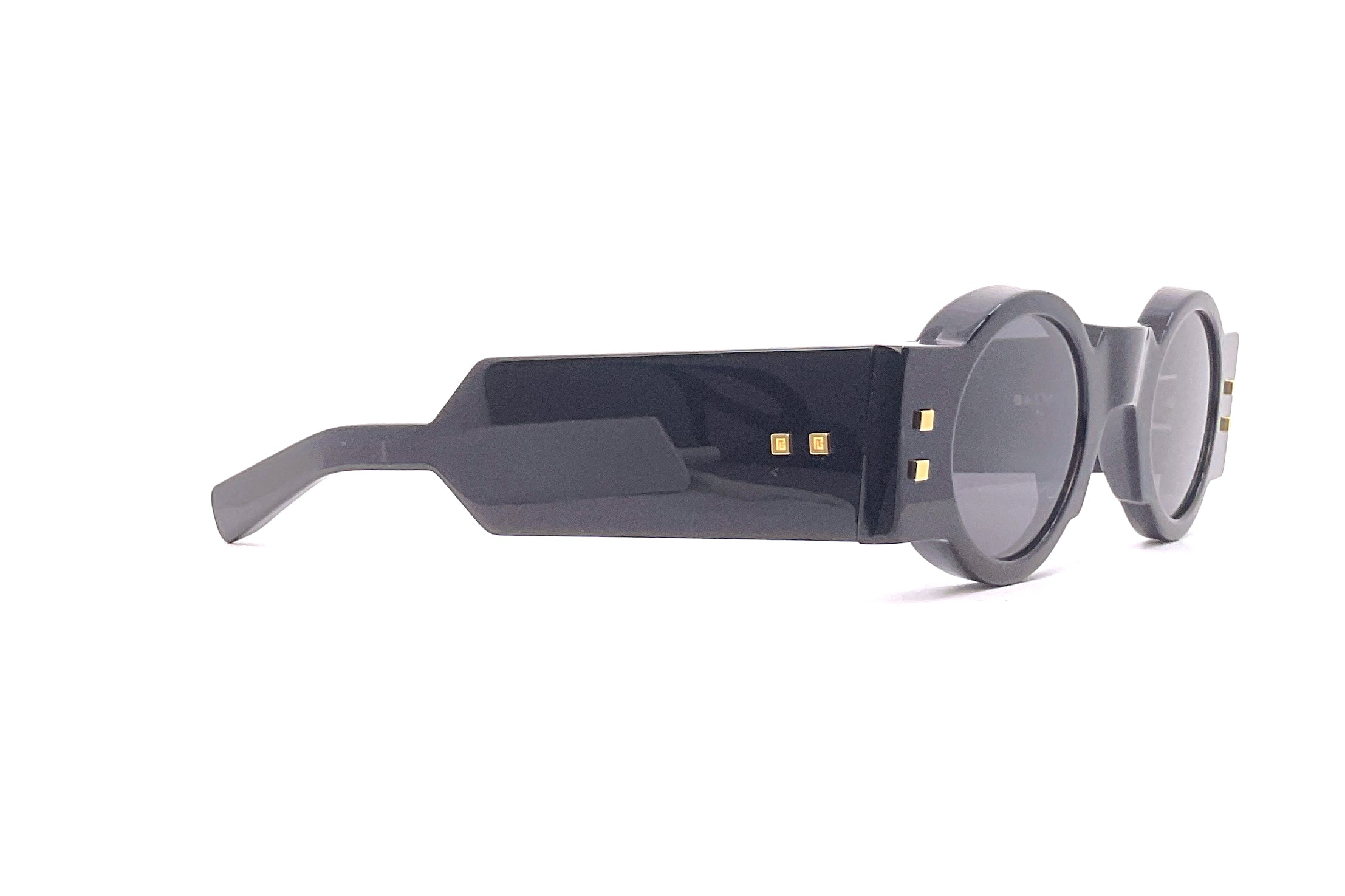Balmain Olivier Sunglasses - Black & Gold Aviator Style for Men & Women - Perfect for Outdoor, Driving, and Fashion Accessories