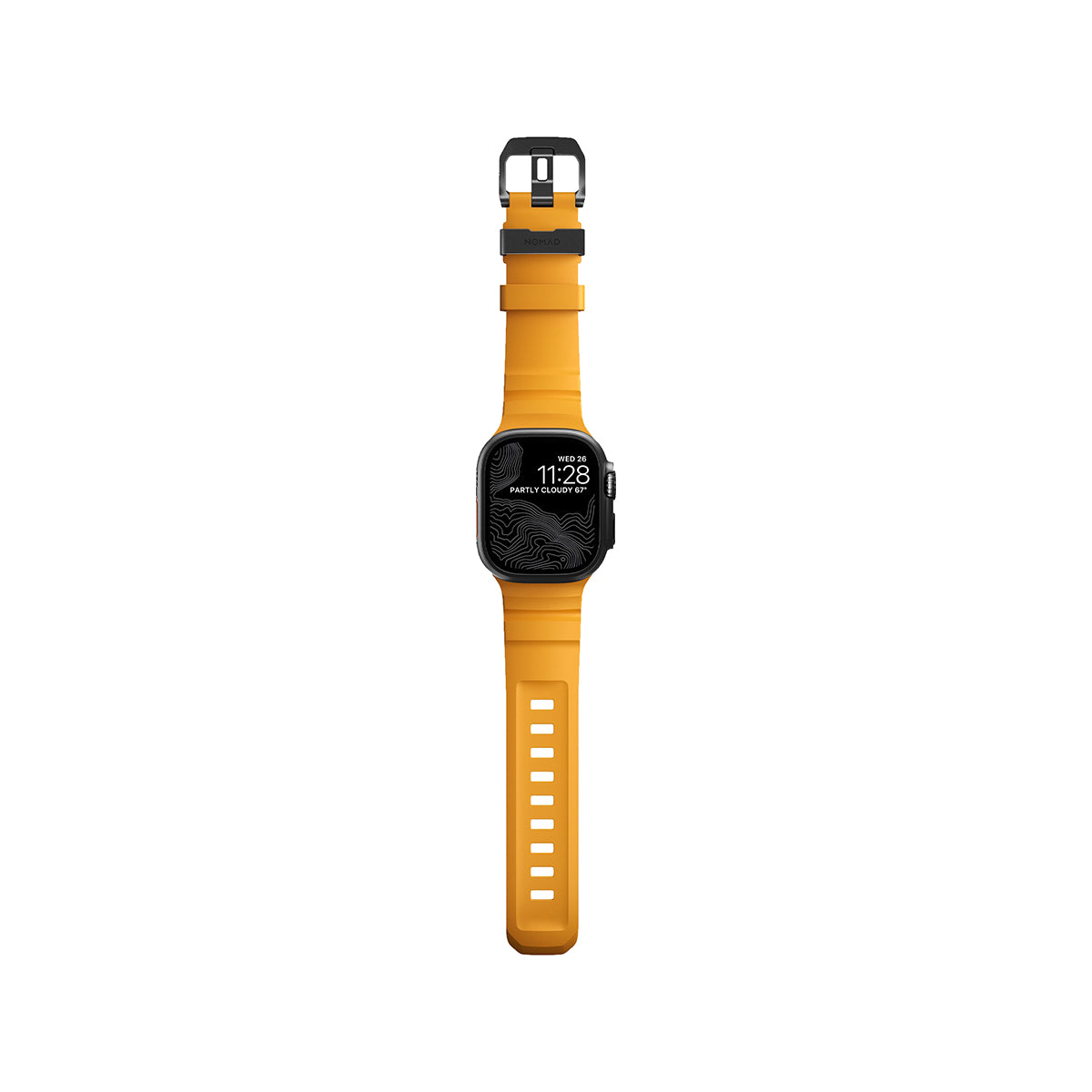 NOMAD Rocky Point Band for Apple Watch 44mm & 46mm - Ultra Compatible - Black Stainless Steel Hardware - Durable & Stylish for Outdoor Adventures & Everyday Wear