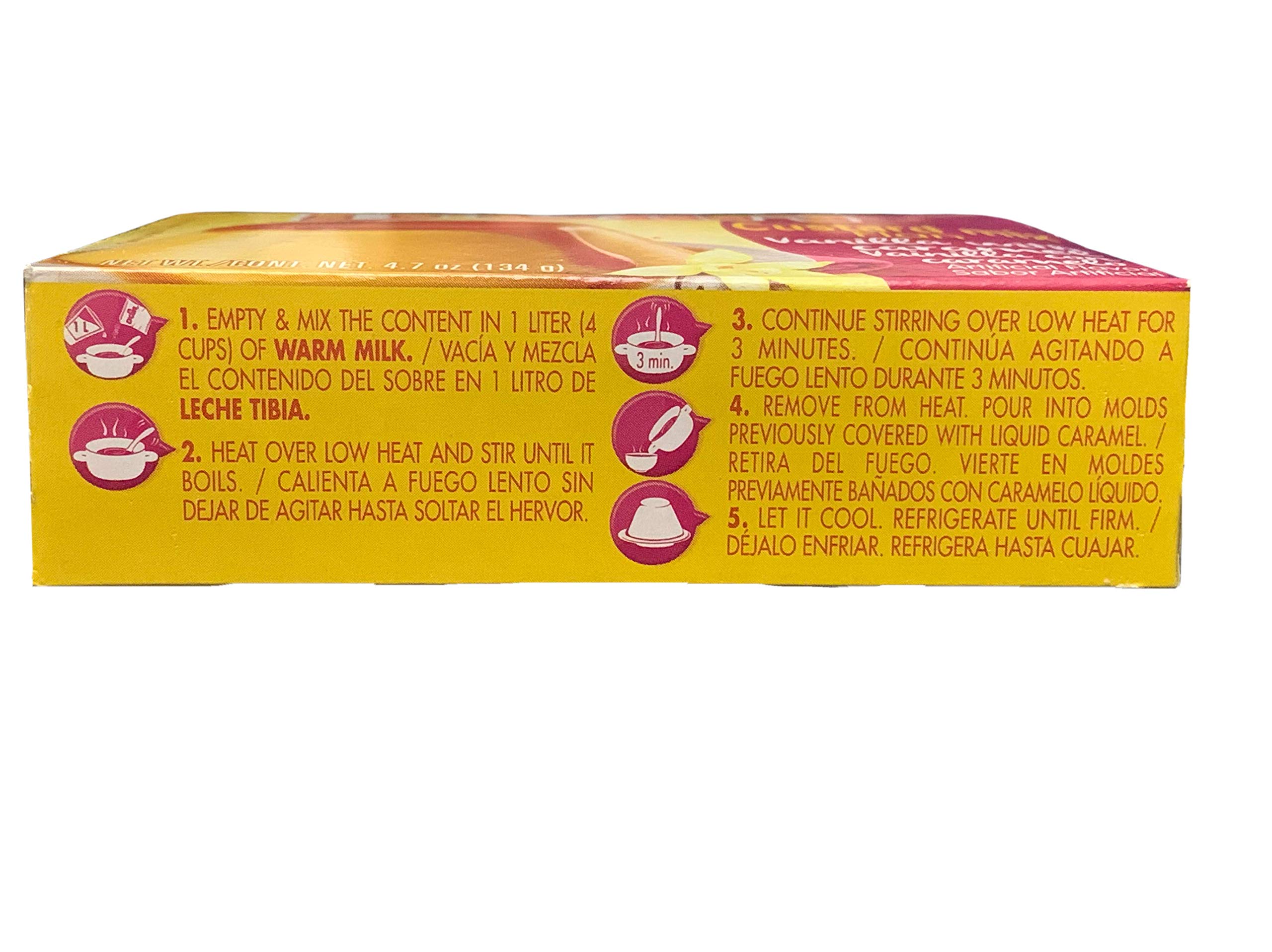 DGari Flan Mix Pack of 2 (4.7oz Each) - Vanilla Dessert Powder for Quick Snacks | Easy Preparation with Milk | Authentic Mexican Gelatin Dessert | Perfect for Parties, Family Gatherings & After-Meal Treats