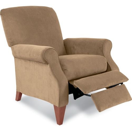 Charlotte High Leg Reclining Chair - Modern Accent Chair for Living Room, Bedroom & Office - Comfortable Lounge Chair with Adjustable Backrest for Relaxing, Reading & Napping