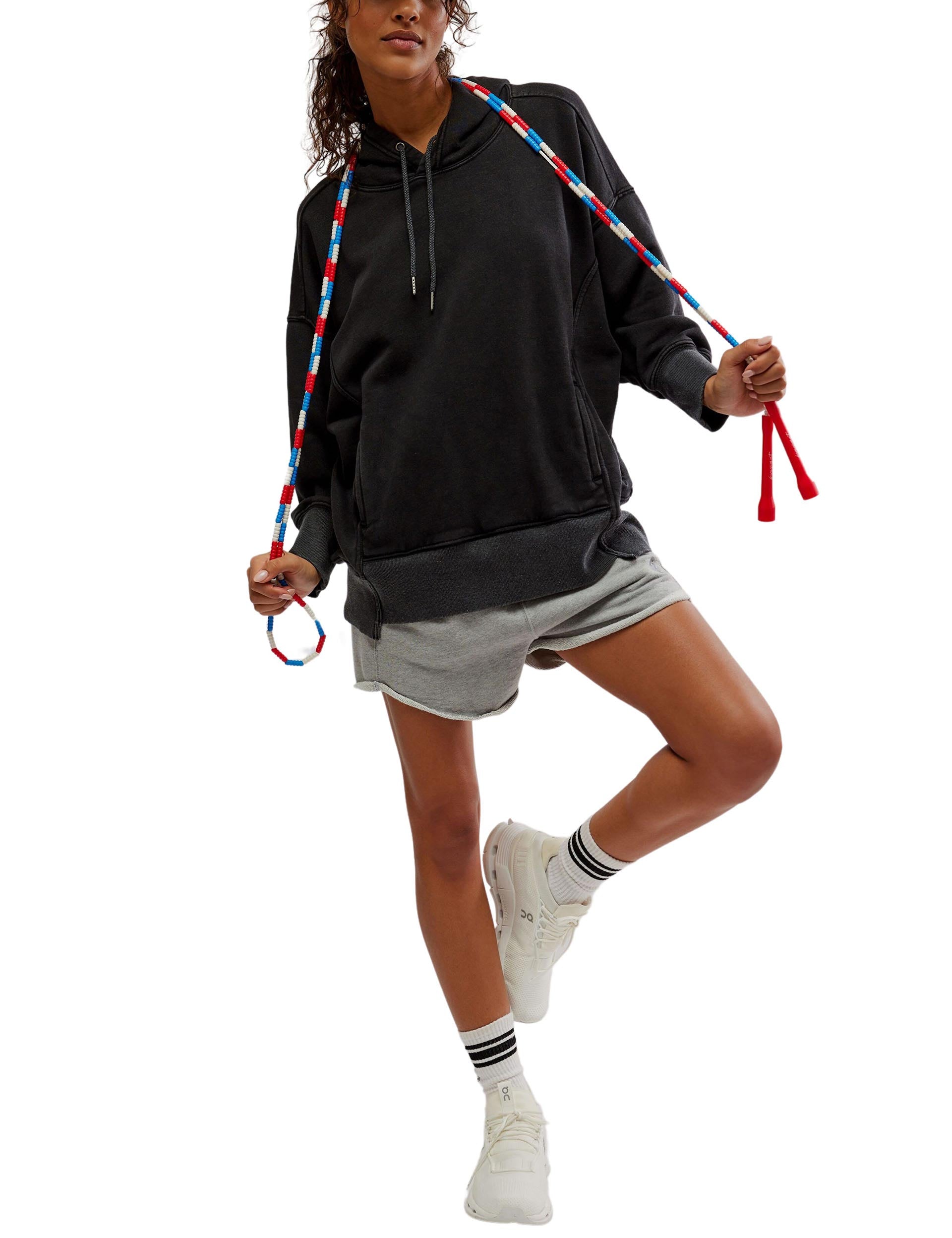 Sprint To The Finish Hoodie - Black | Comfortable & Stylish Pullover for Running, Gym & Casual Wear