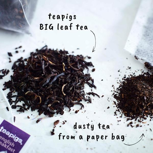 Teapigs English Breakfast Tea Bags - Premium Black Tea Blend for Morning Energy & Focus - Perfect for Breakfast, Office, or Afternoon Relaxation