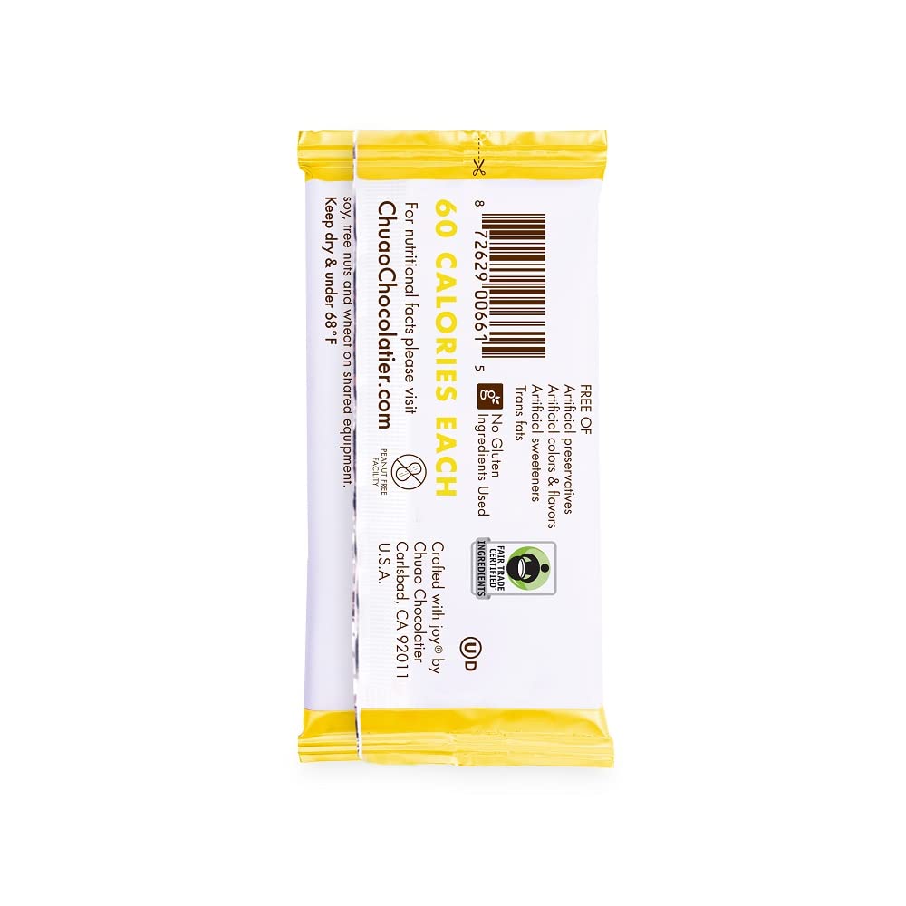Chuao Chocolatier Potato Chip Milk Chocolate Mini Bars - Gourmet No Preservatives Chocolate Snacks - 100 Pack for Gift Baskets, Christmas, Valentines Day, Birthday Gifts for Women & Men - Perfect for Parties, Office Treats & Sweet Cravings