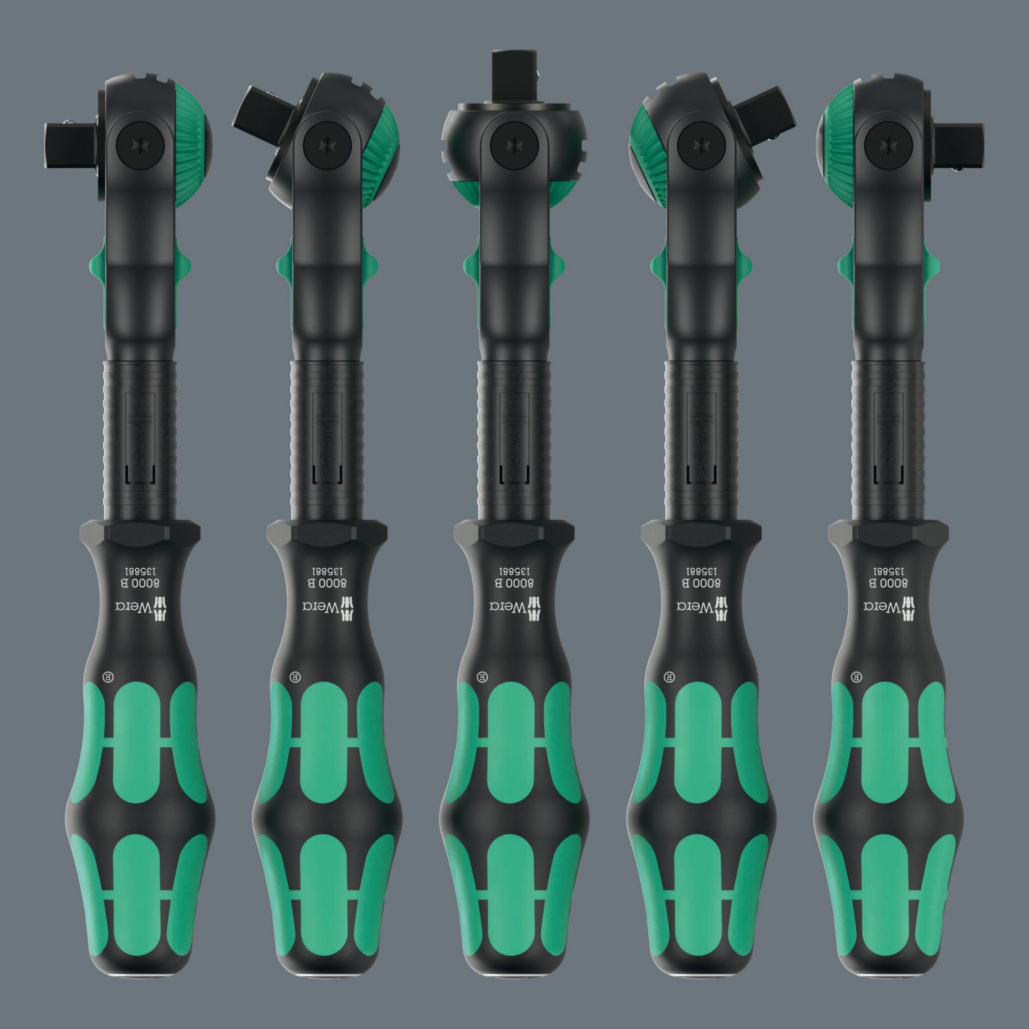 Wera 8000 B Black Edition Zyklop Speed Ratchet with 3/8