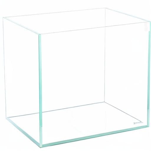Ultra Clear Rimless Aquarium Tank 2-22 Gallons Low Iron Glass (7 Gallon with Top Glass Canopy) - Perfect for Home Office, Living Room Decor & Fish Breeding Setup