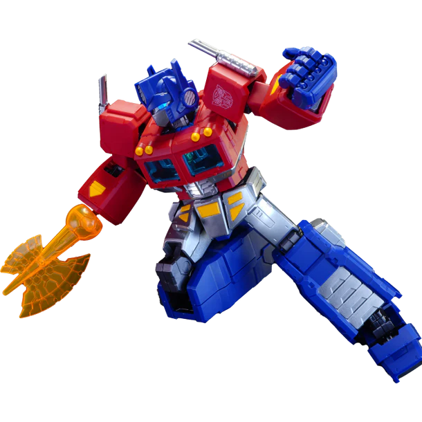 Blokees Transformers Action Edition G1 Optimus Prime Model Kit - Collectible Building Set for Fans & Display - Perfect for Home Decor, Gifts, and Toy Collections