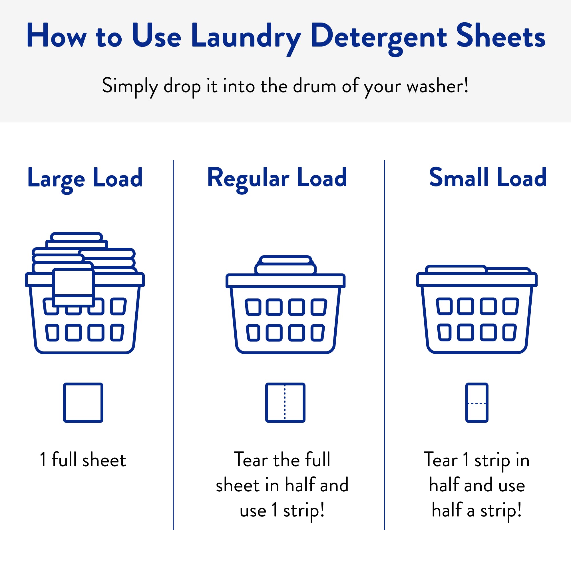 Fragrance Free Laundry Detergent Sheets - Ultra Concentrated, Eco-Friendly Recyclable Packaging, Powerful Stain Remover - 192 Count Pack for Sensitive Skin & Baby Clothes | Perfect for Travel, Gym & Allergy Sufferers