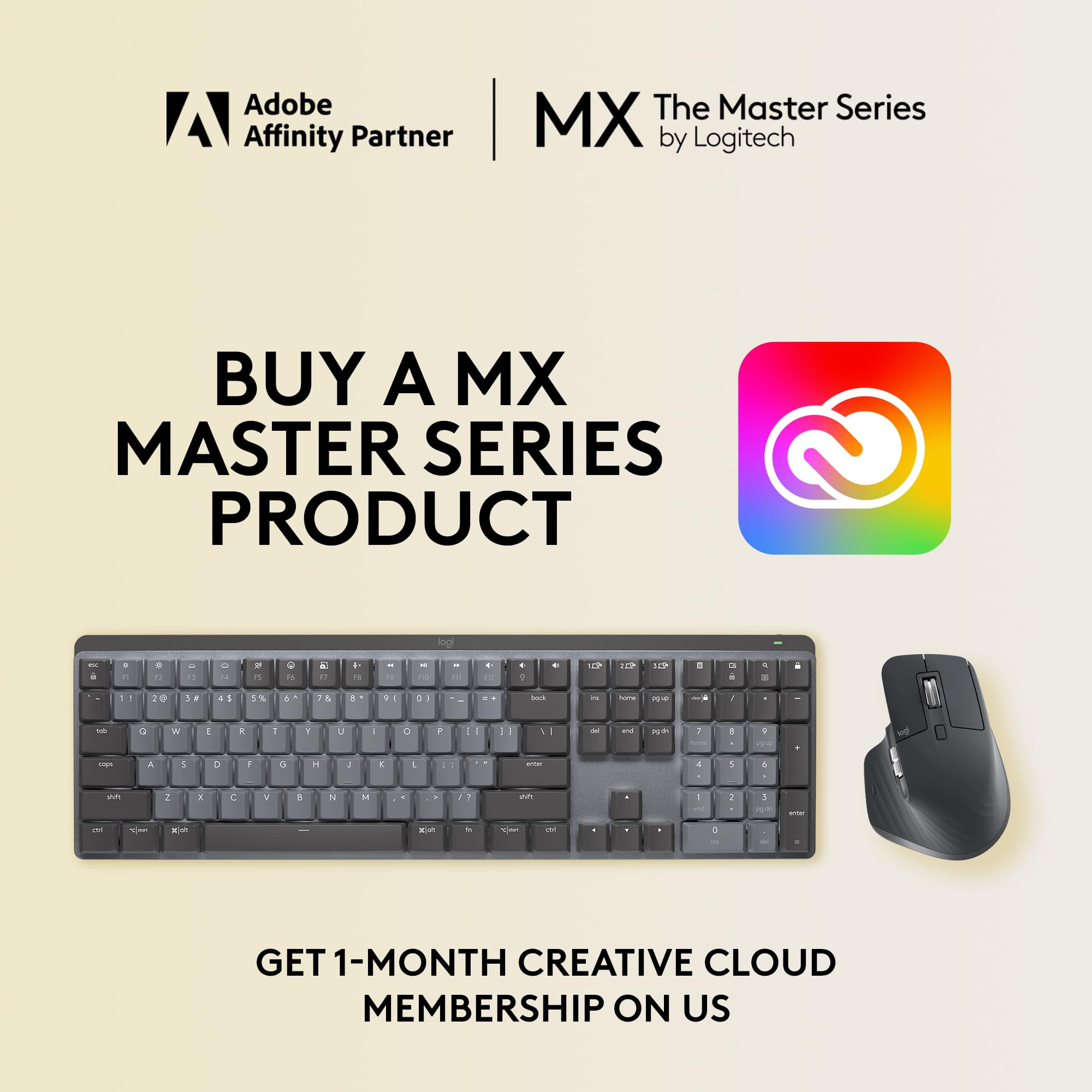 Logitech MX Mechanical Full-Size Wireless Illuminated Keyboard with Linear Switches & MX Master 3S Performance Wireless Mouse Bundle - Compatible with macOS, Windows, Linux, iOS, Android - Perfect for Office Work, Gaming, and Creative Professionals