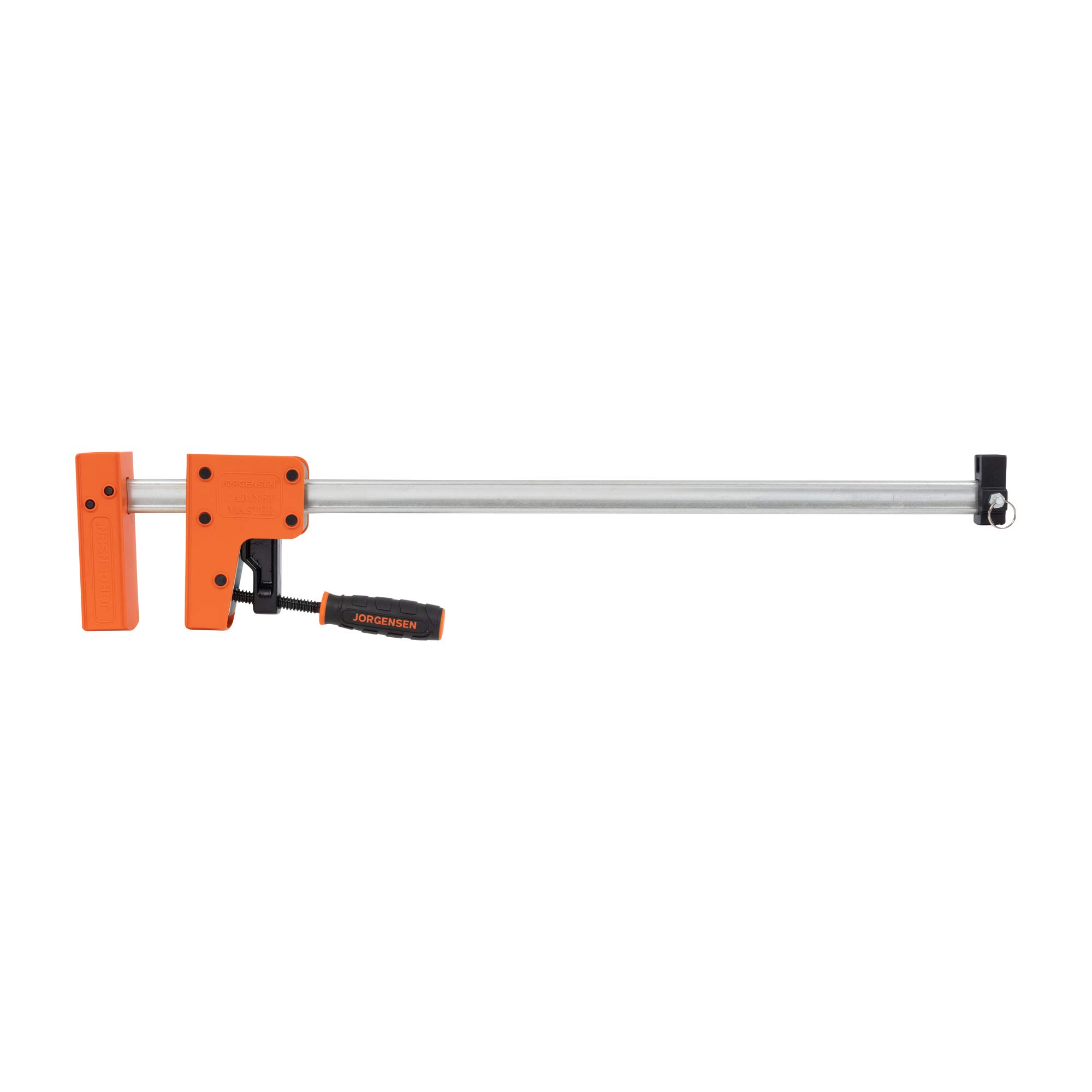 JORGENSEN 8024 Cabinet Master 24-Inch 90-Degree Parallel Steel Bar Clamp - Heavy-Duty Woodworking Clamp for Cabinets, Furniture, and DIY Projects