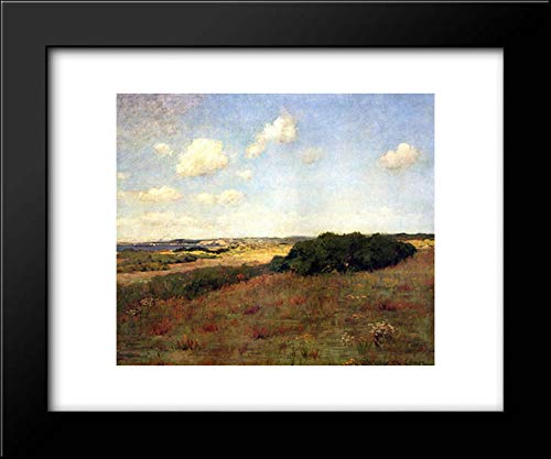 William Merritt Chase Framed Art Print - Sunlight and Shadow at Shinnecock Hills (18x15 Inches) - Perfect for Living Room, Bedroom, or Office Wall Decor