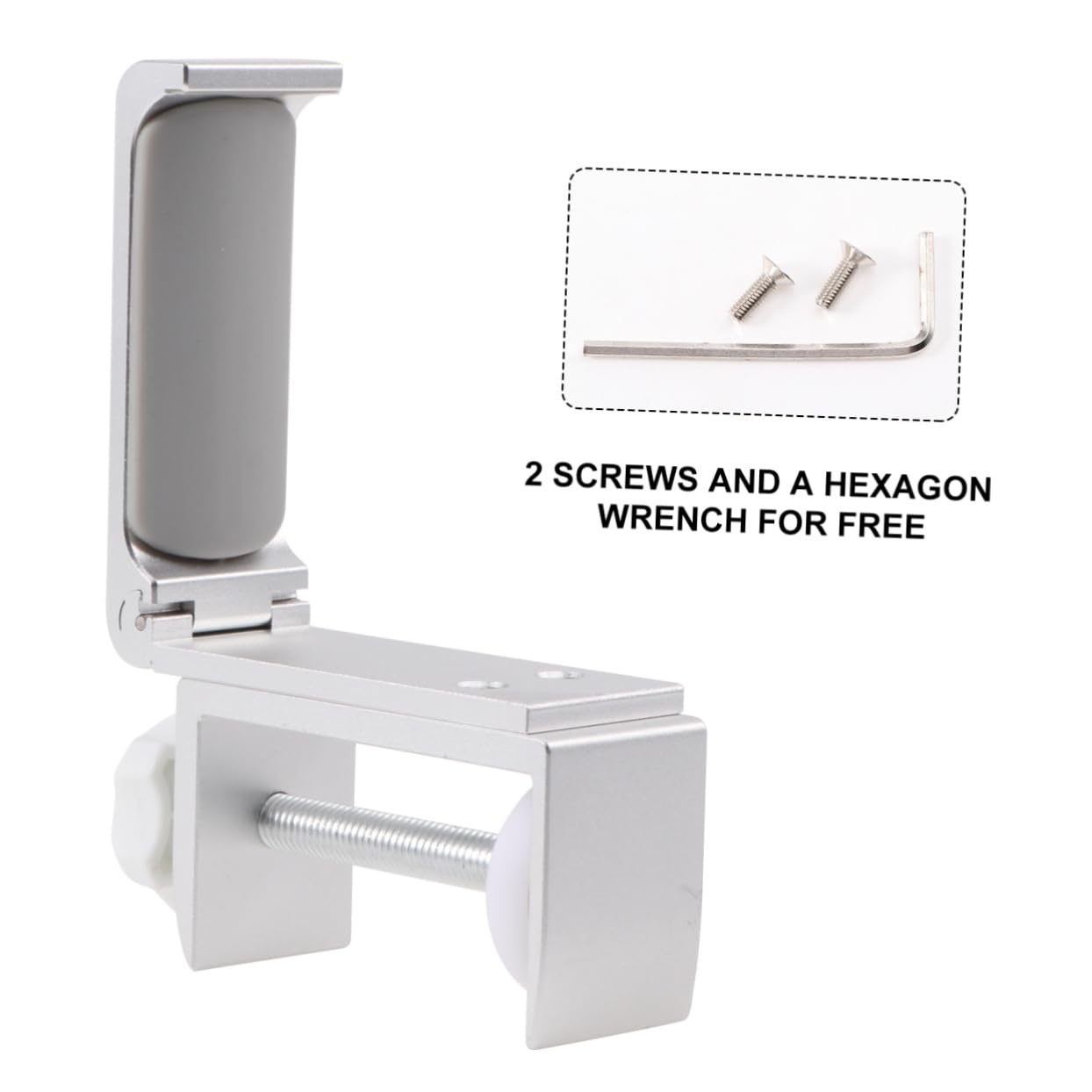Premium Metal Headphone Stand & Hanger - HEMOTON Desk Hook for Headset, Earphone Display & Organization - Perfect for Gaming, Office & Home Workspace Setup