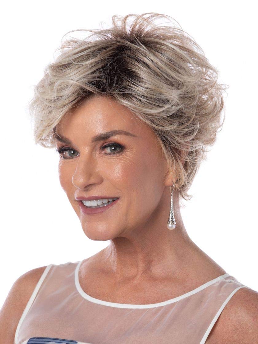 Salon Select Wig - Light Blonde Rooted Toni Brattin Wigs with 5