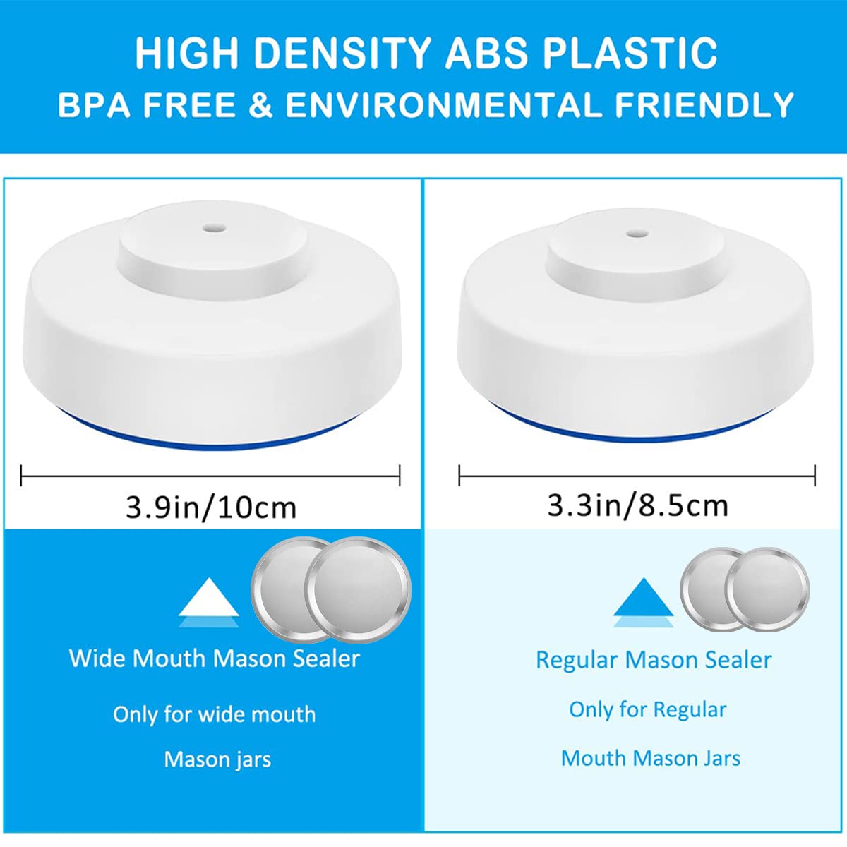 **Mason Jar Vacuum Sealer Kit with Manual Air Pump - Food Storage Accessory for Wide & Regular Mouth Jars - Portable Hose for Food Saver - Perfect for Meal Prep, Canning & Long-Term Food Preservation**
