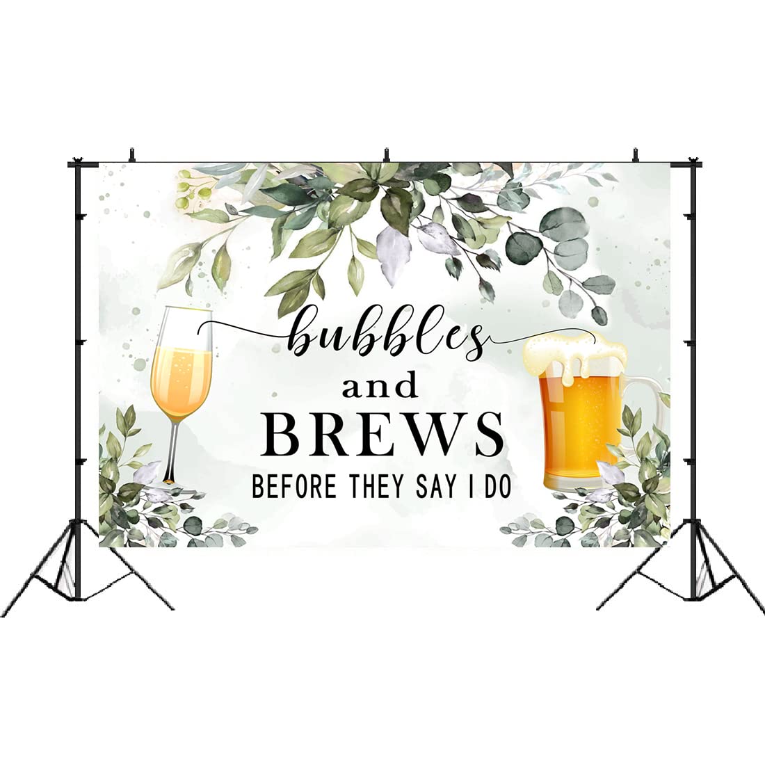Lofaris Eucalyptus Greenery Backdrop - 5x3ft Wedding Photography Background for Engagement, Couples Shower & Bachelorette Parties | Perfect for Photo Booth, Studio Props & 'Before They Say I Do' Celebrations