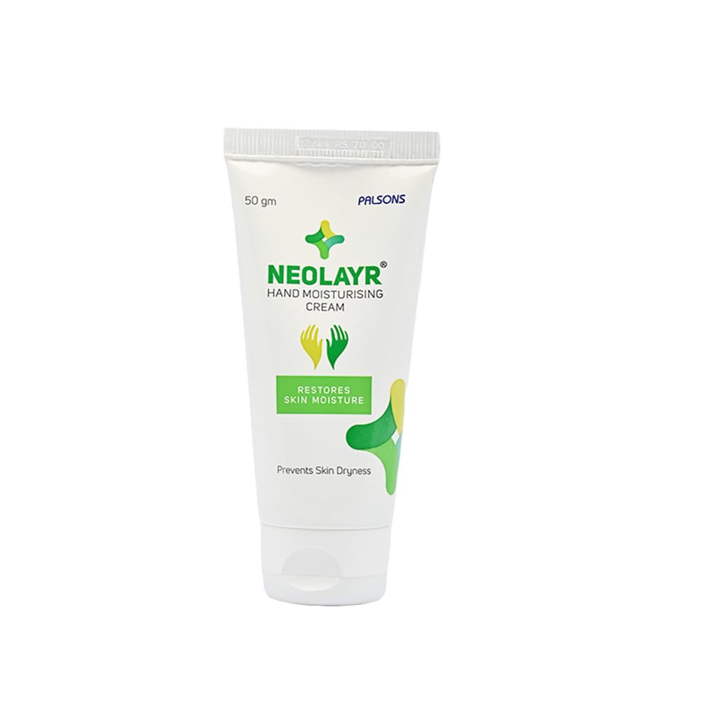 Neolayr Hand Moisturizing Cream - Deep Hydration for Dry & Rough Hands - Aloe Vera & Vitamin E Enriched - Non-Greasy Lightweight Formula - Softening & Rejuvenating - Suitable for All Skin Types - Men & Women - 50g - Perfect for Daily Use, Office, Travel & Winter Care