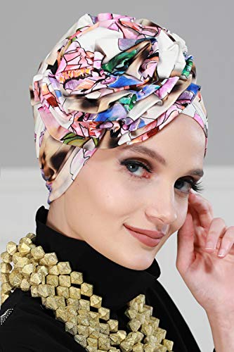 Stylish Cotton Turban Head Wrap for Women - Soft & Breathable Hair Scarf - Perfect for Yoga, Beach, or Everyday Fashion Accessory