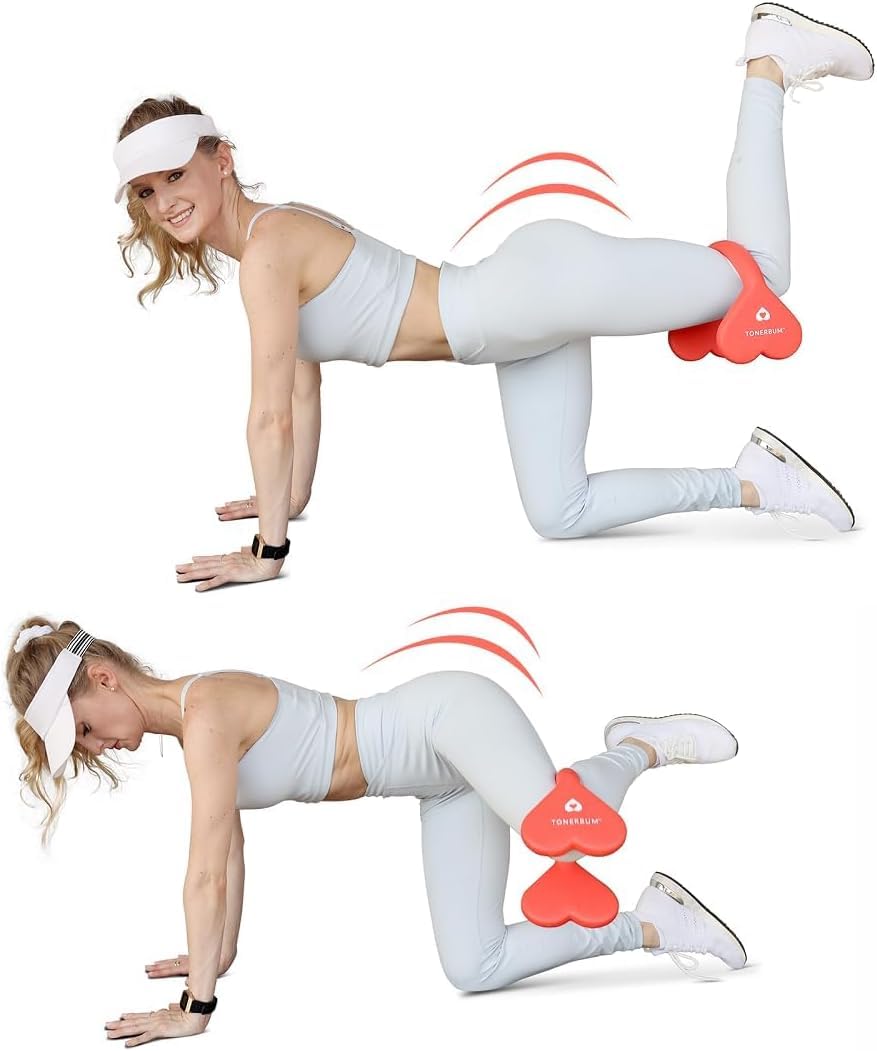 Booty Builder & Booty Trainer for Women & Men - Neoprene Weighted Glute Workout Equipment for Butt Lifting & Toning - Non-Slip Grip for Home Gym, Fitness & Leg Day Exercises