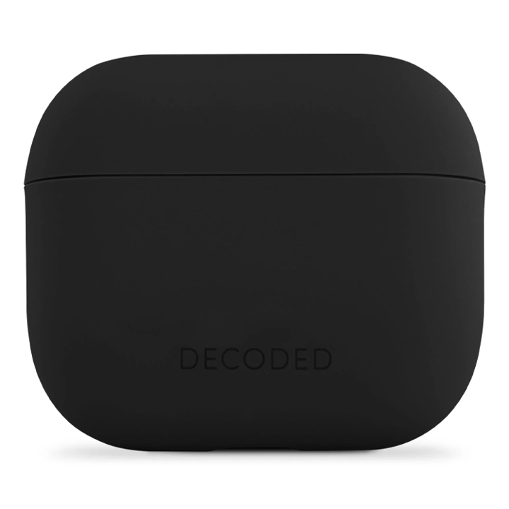 Liquid Silicone Case for AirPods 3rd Generation - Black | Shockproof & Anti-Slip Protection for Daily Use, Workouts & Travel