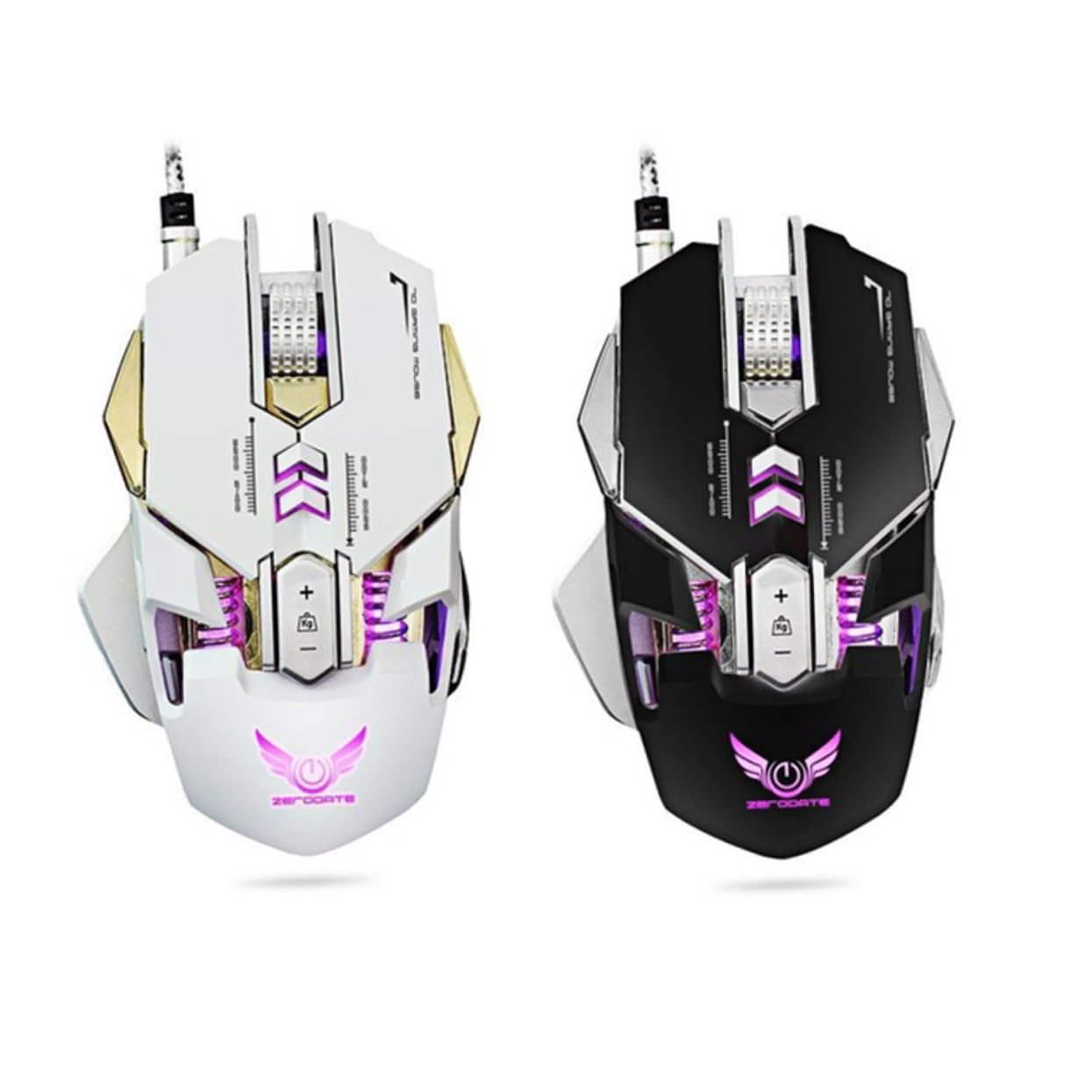 Gadpiparty 3-Pack USB Wired Optical Gaming Mouse - Programmable X300 Silent Mechanical Mouse for PC, Laptop, Office & Gaming Setup