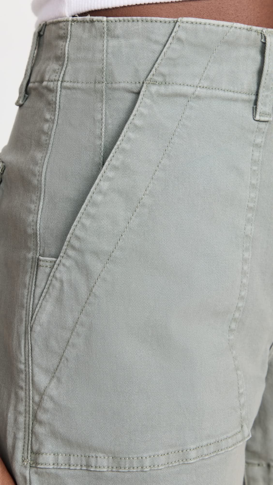 Women's Denim Shorts - High Waisted Stretch Pistola Marissa Shorts for Casual Wear & Summer Outfits