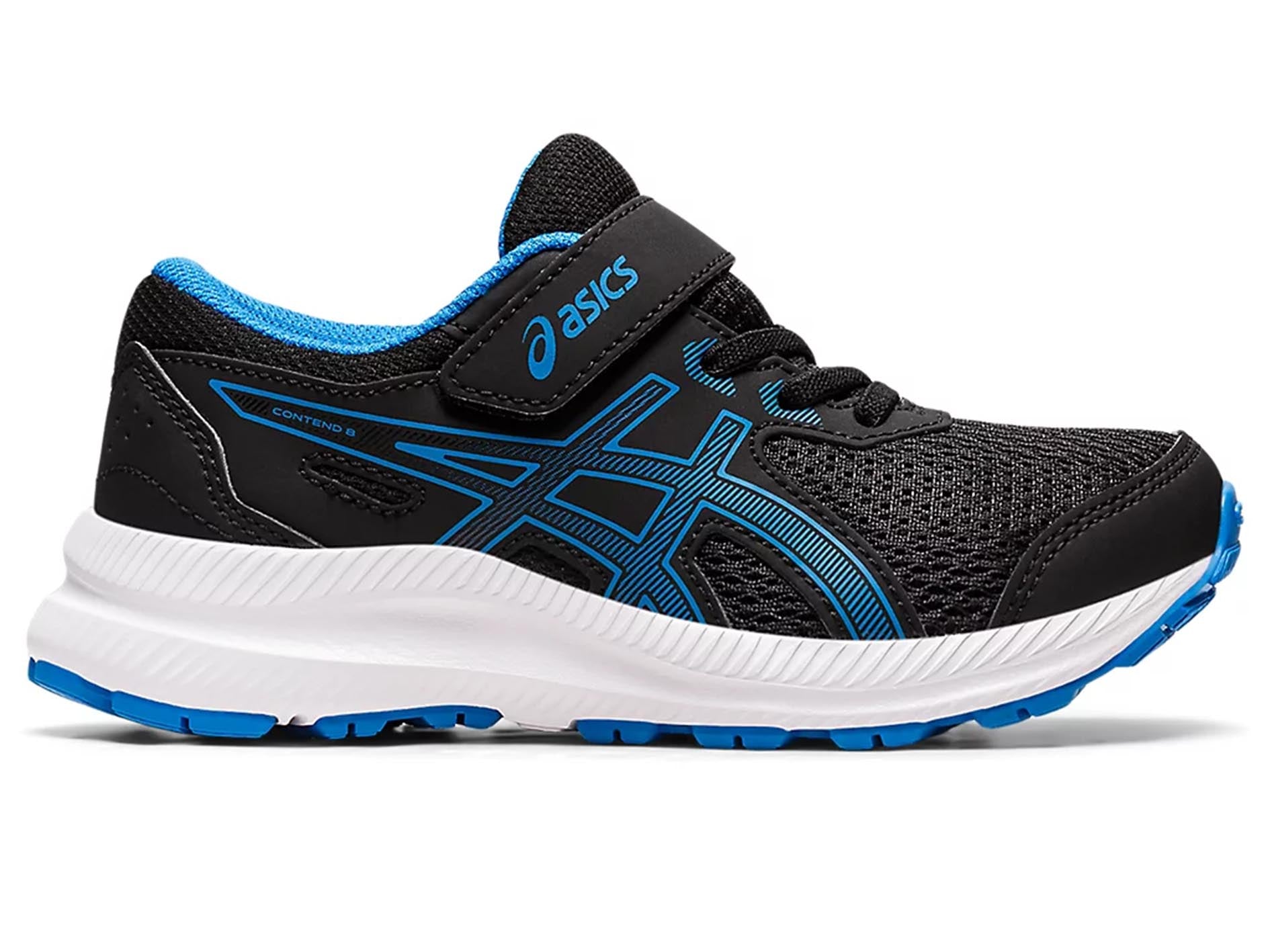 ASICS Kids Contend 8 PS Running Shoes - Lightweight Athletic Sneakers for Boys & Girls (Style 1014A258-004) - Perfect for School, Sports & Everyday Play