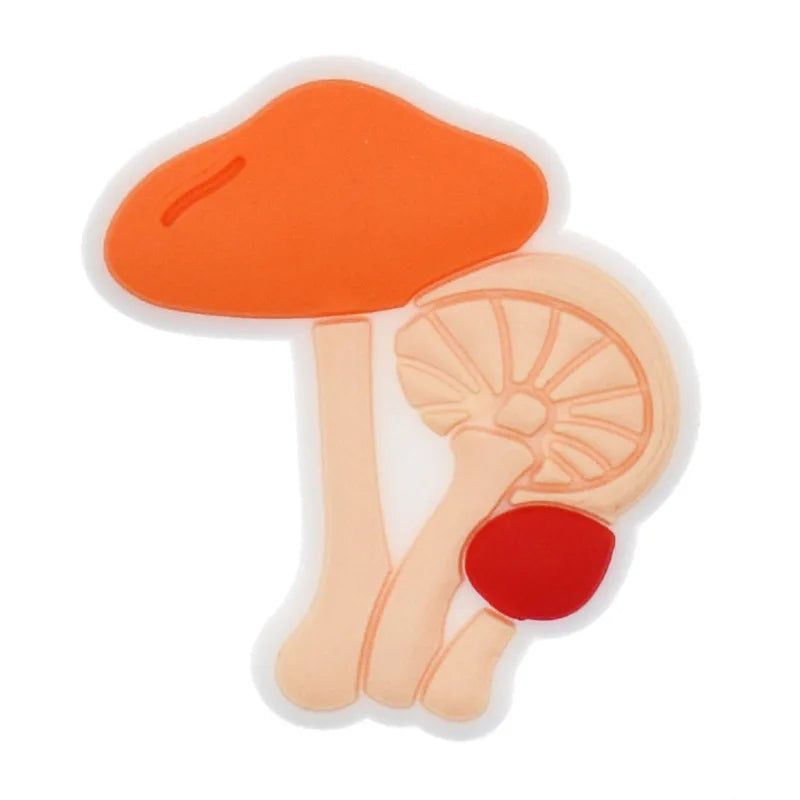 Mushroom Shoe Charms for Crocs - Cute Clog Decorations for Kids, Men & Women - Fun Shoe Accessories for Sandals, Jeans & Buckle Shoes - Perfect for School, Parties & Everyday Fashion