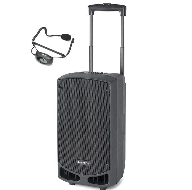 Samson Expedition XP310W Portable PA Speaker with AH9 Wireless Headset Microphone - Perfect for Outdoor Events, Live Performances & Public Speaking