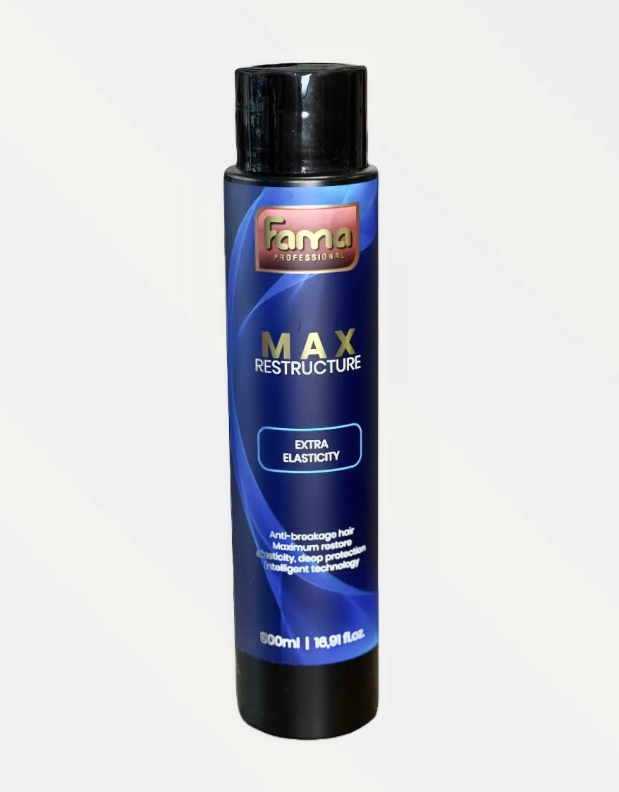 MAX RESTRUCTURE - Extra Elasticity Polymedic Hair Treatment for Damaged Hair | Anti-Breakage & Maximum Restore Elasticity | Deep Protection with Intelligent Technology | Perfect for Daily Hair Care & Post-Chemical Treatment Repair