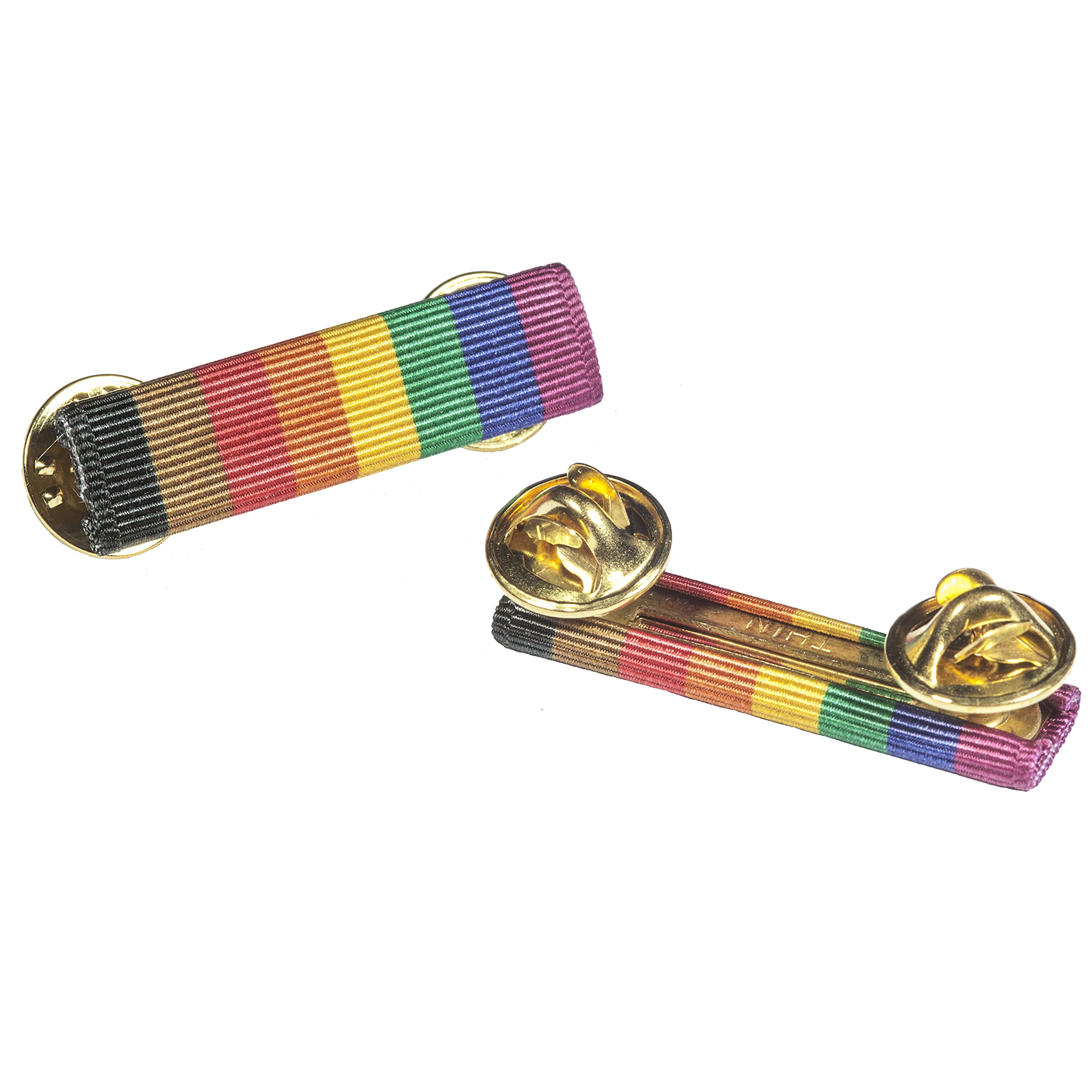 Rainbow Pride Ribbon Pin - LGBTQ+ Pride Enamel Lapel Pin for Pride Month, Events & Celebrations - Show Your Support with Colorful Rainbow Flag Accessory