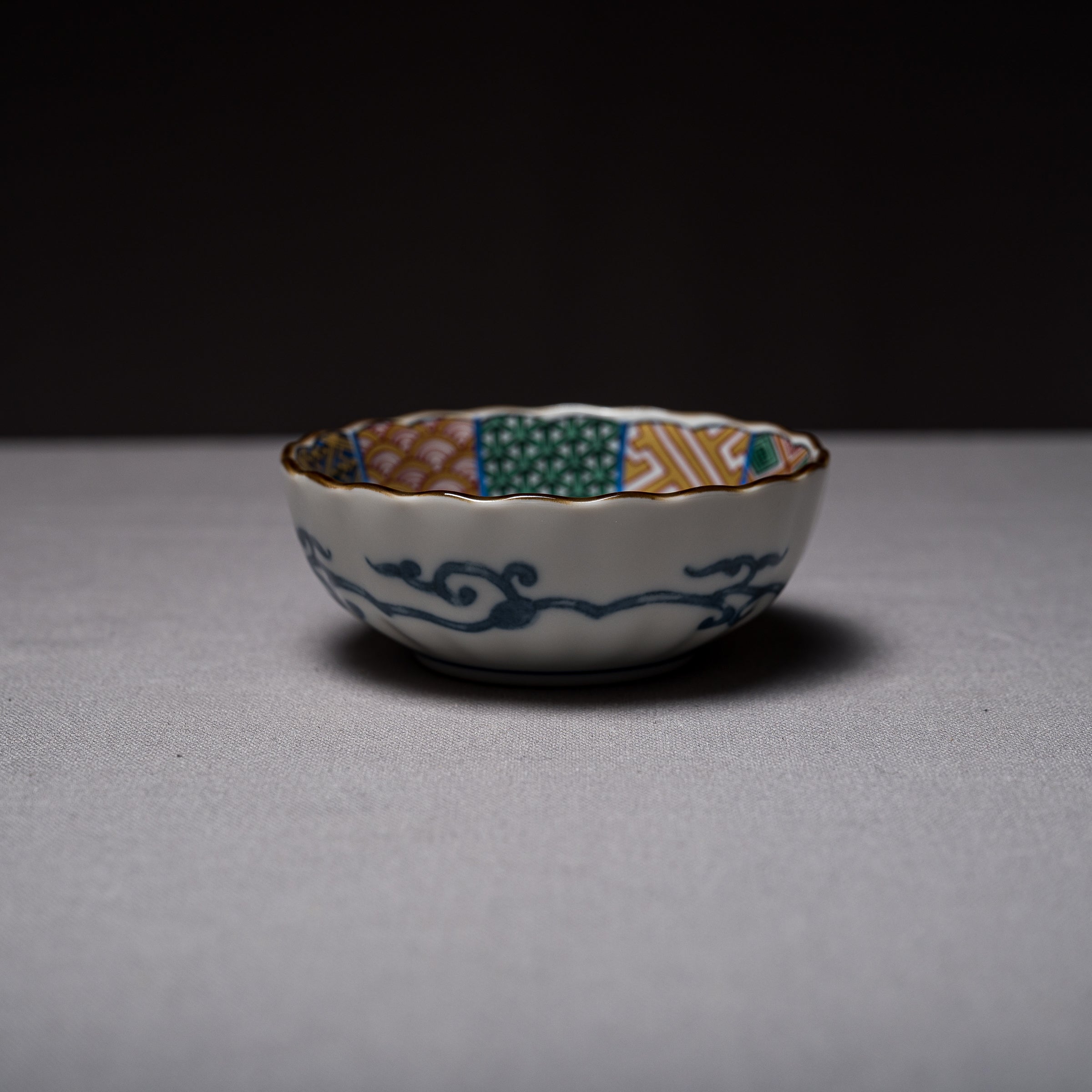 Premium Somenishiki Small Serving Bowl - Handcrafted Japanese Ceramic Dish for Soy Sauce, Dipping, Appetizers | Perfect for Sushi, Ramen, Asian Dining & Home Decor
