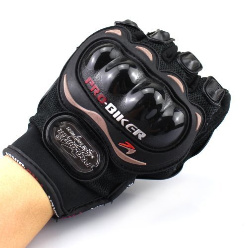 Probiker Bike & Motorcycle Riding Gloves - Breathable Protective Gloves for Men & Women, Black XXL (blk-probiker-xxl-939) - Ideal for Street Riding, Racing & Long-Distance Motorcycle Tours