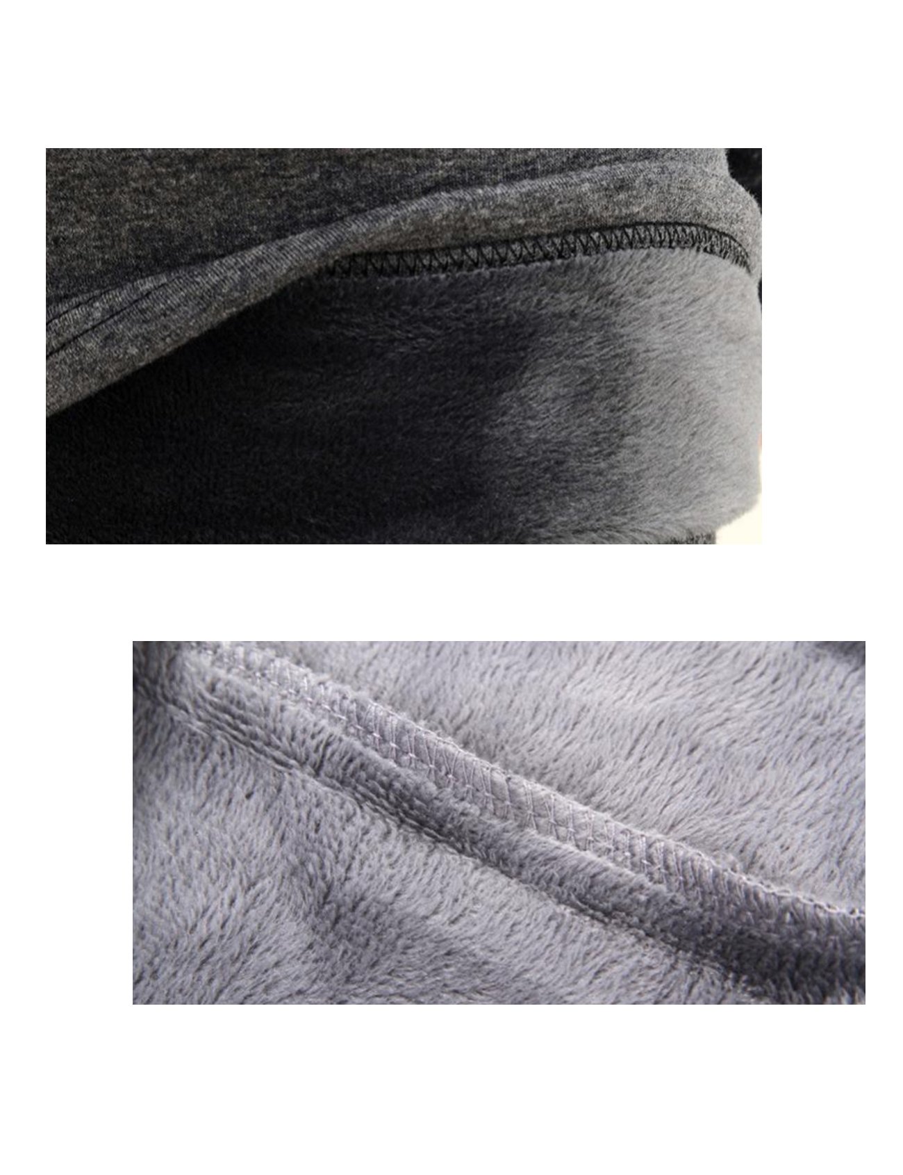 Men's Thermal Underwear Set - Warm Thick Cotton Long Sleeve Shirt & Pants for Cold Weather - Winter Base Layer for Skiing, Hiking & Outdoor Activities