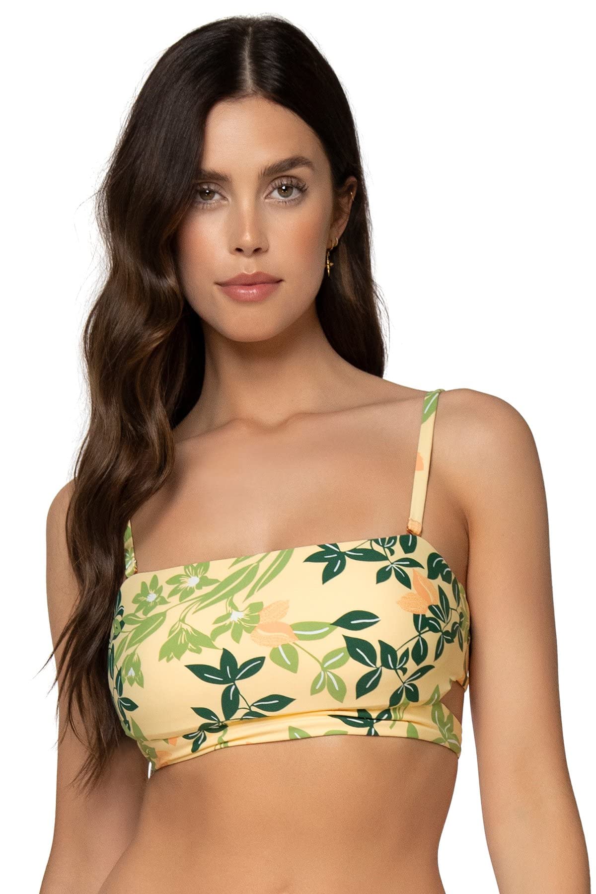 Swim Systems Bailey Bandeau Women's Bikini Top - Adjustable Straps, Push Up Padding, Comfortable Swimwear for Beach, Pool & Vacation