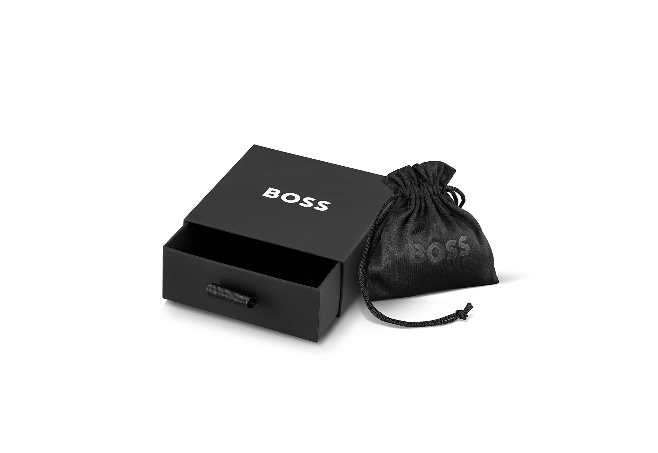 BOSS Jewelry Women's IRIS Collection Stainless Steel Crystal Dangle Drop Earrings - Elegant Party & Wedding Jewelry Gift for Her - 1580332
