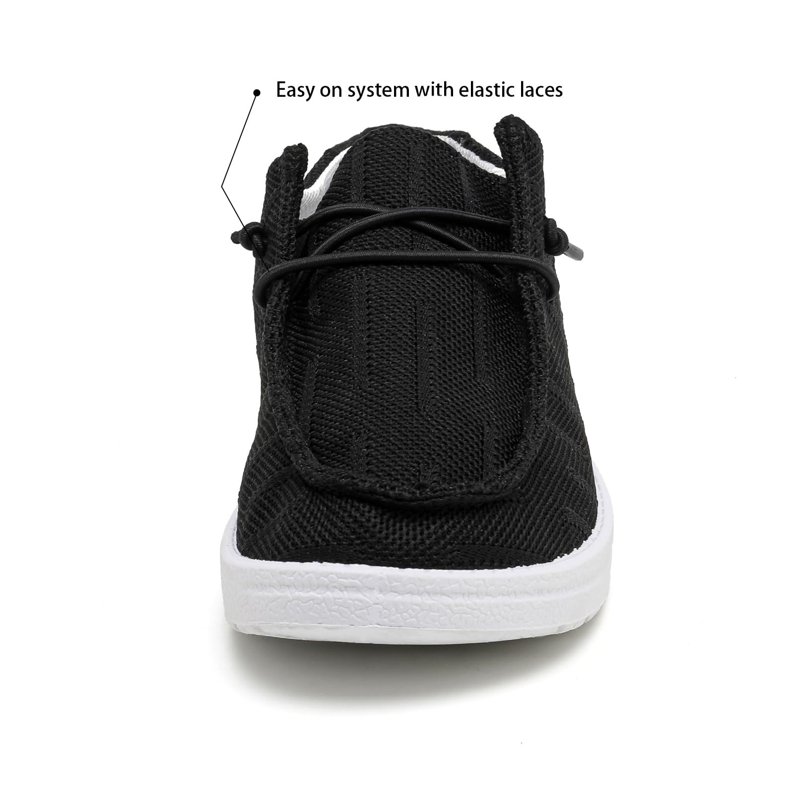 Breathable Kids Loafers for Boys & Girls - Lightweight Slip-On Canvas Boat Shoes with Lace-Up Design (Toddler & Youth Sizes) - Perfect for School, Play & Casual Outings