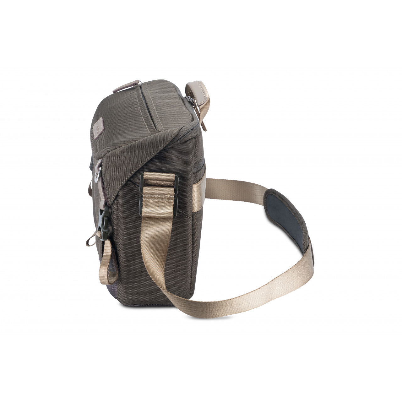 VEO GO 34M KG Shoulder Camera Bag - Waterproof DSLR/SLR Camera Case with Adjustable Strap, Khaki Green - Perfect for Travel, Hiking & Outdoor Photography