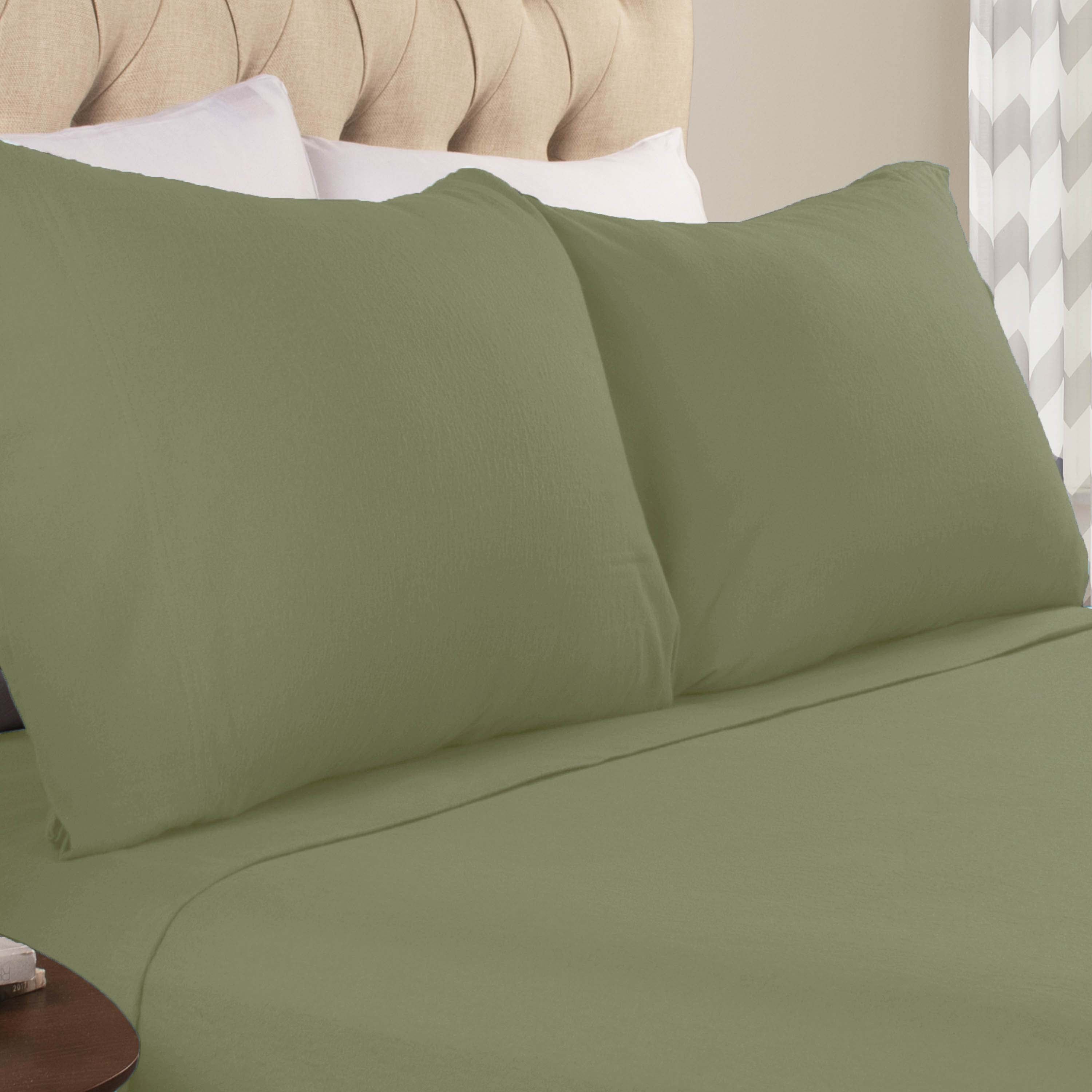 Soft Cotton Flannel 2-Piece Pillowcase Set - Breathable & Cozy Bedding for Winter - Perfect for Home, Hotel, and Guest Room Use