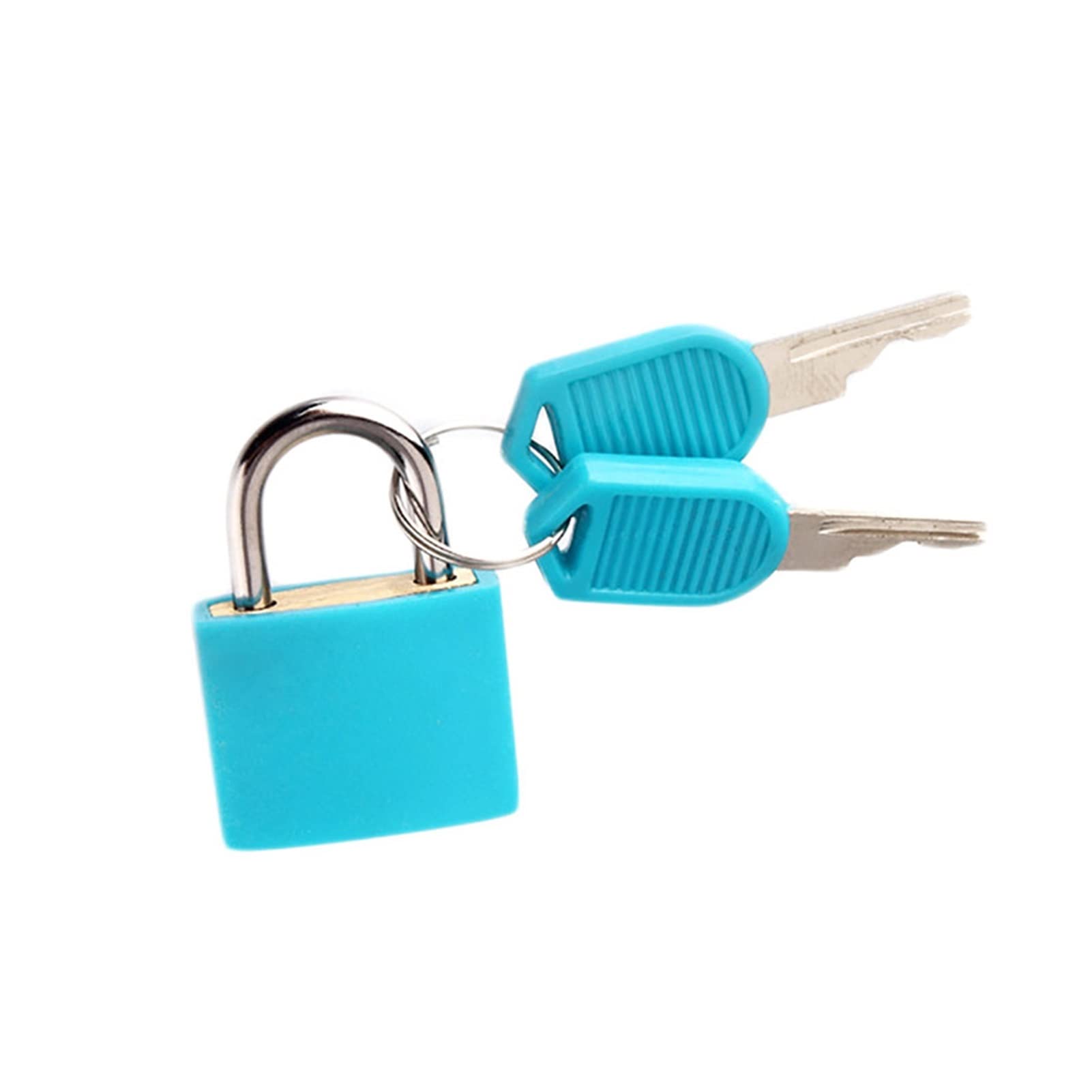High Security Steel Padlock - QWZYP Travel Luggage Lock with Keys, Anti-Theft Mini Lock for Suitcases, Backpacks & Diaries (2 Pack) - Perfect for Travel, Gym Lockers & Storage Security
