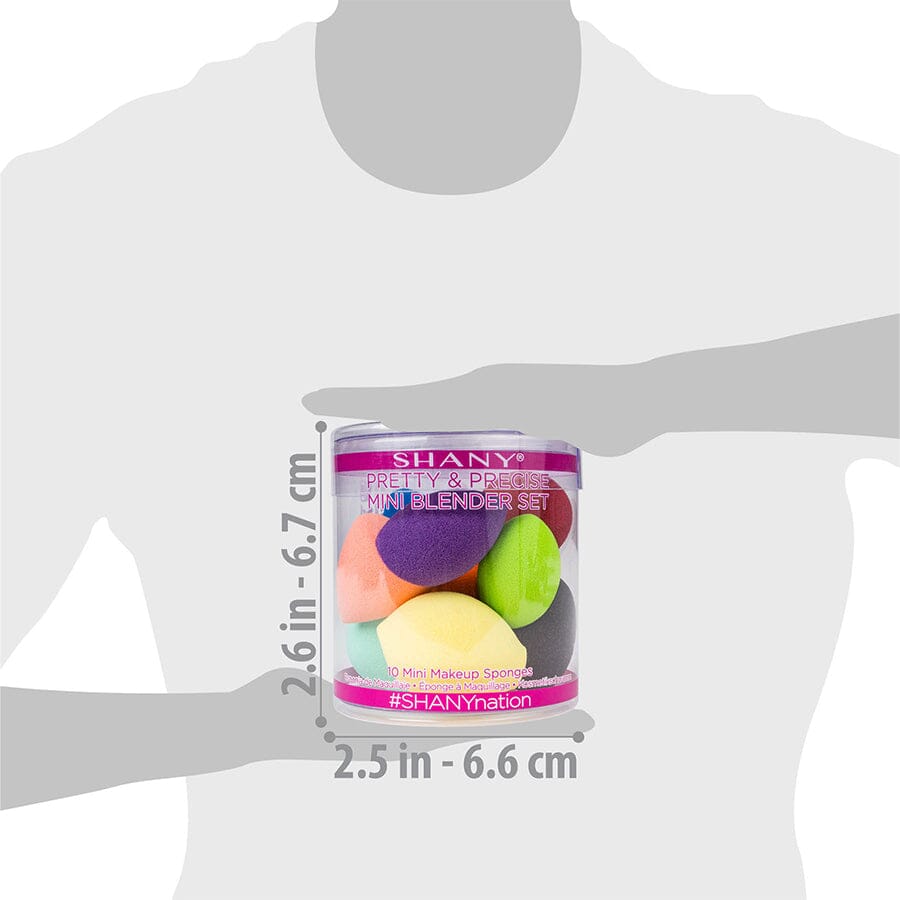 Pretty & Precise Mini Blender Sponge Set - 10 Pack for Smoothies, Protein Shakes & Kitchen Cleaning - Perfect for Home, Office & Travel Use